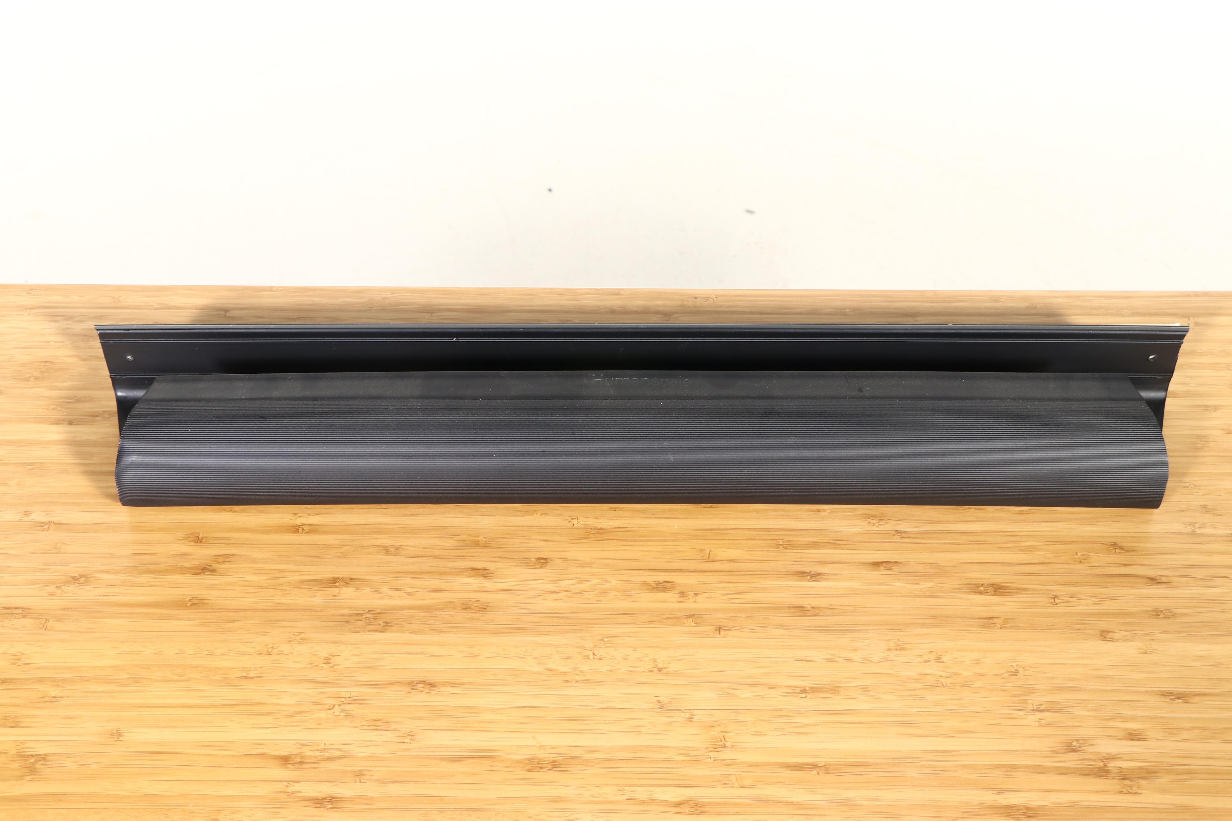 Bamboo Uplift Desk Contemporary and Metal Adjustable Height Desk