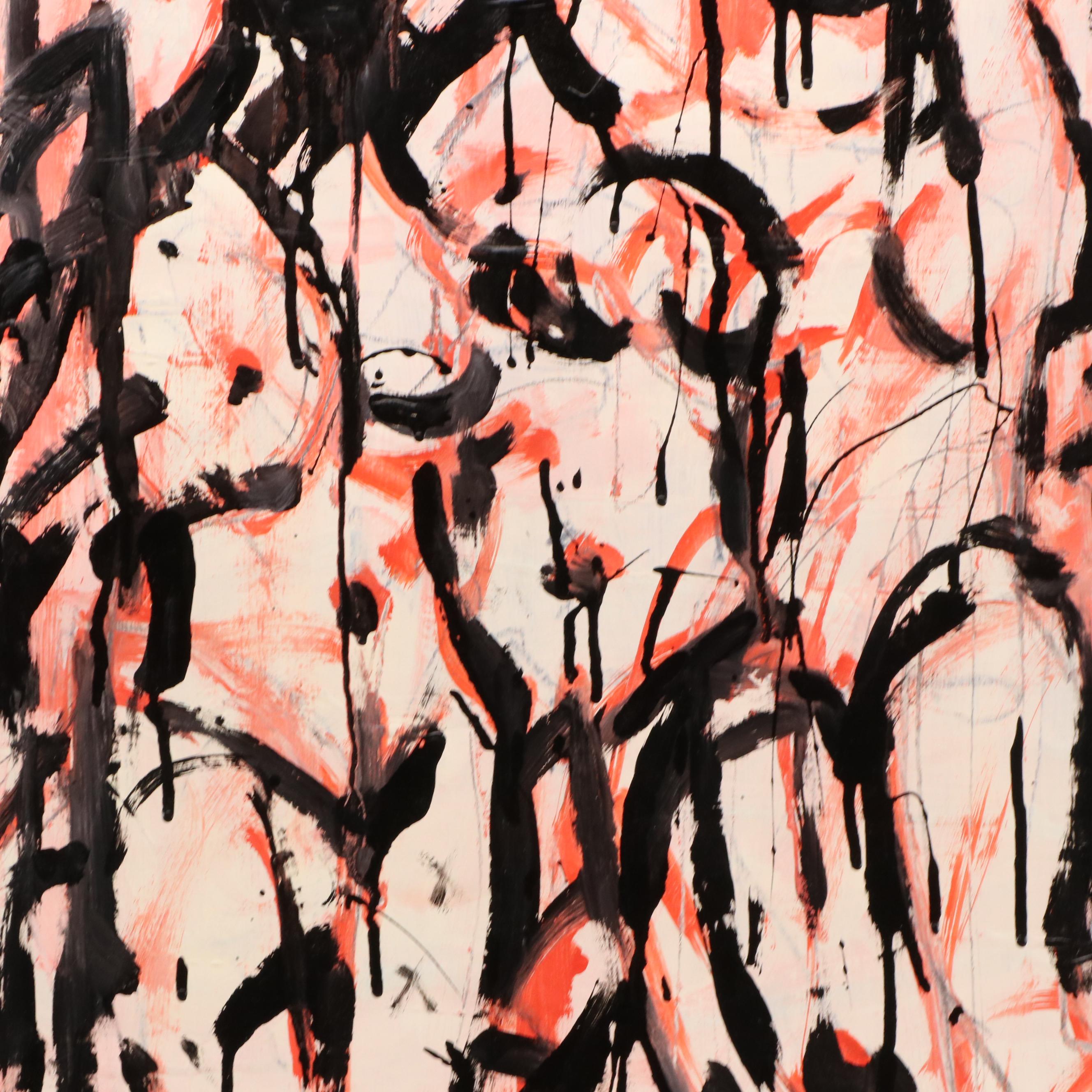 Jack Meanwell Figural Modern Oil Painting, 1993