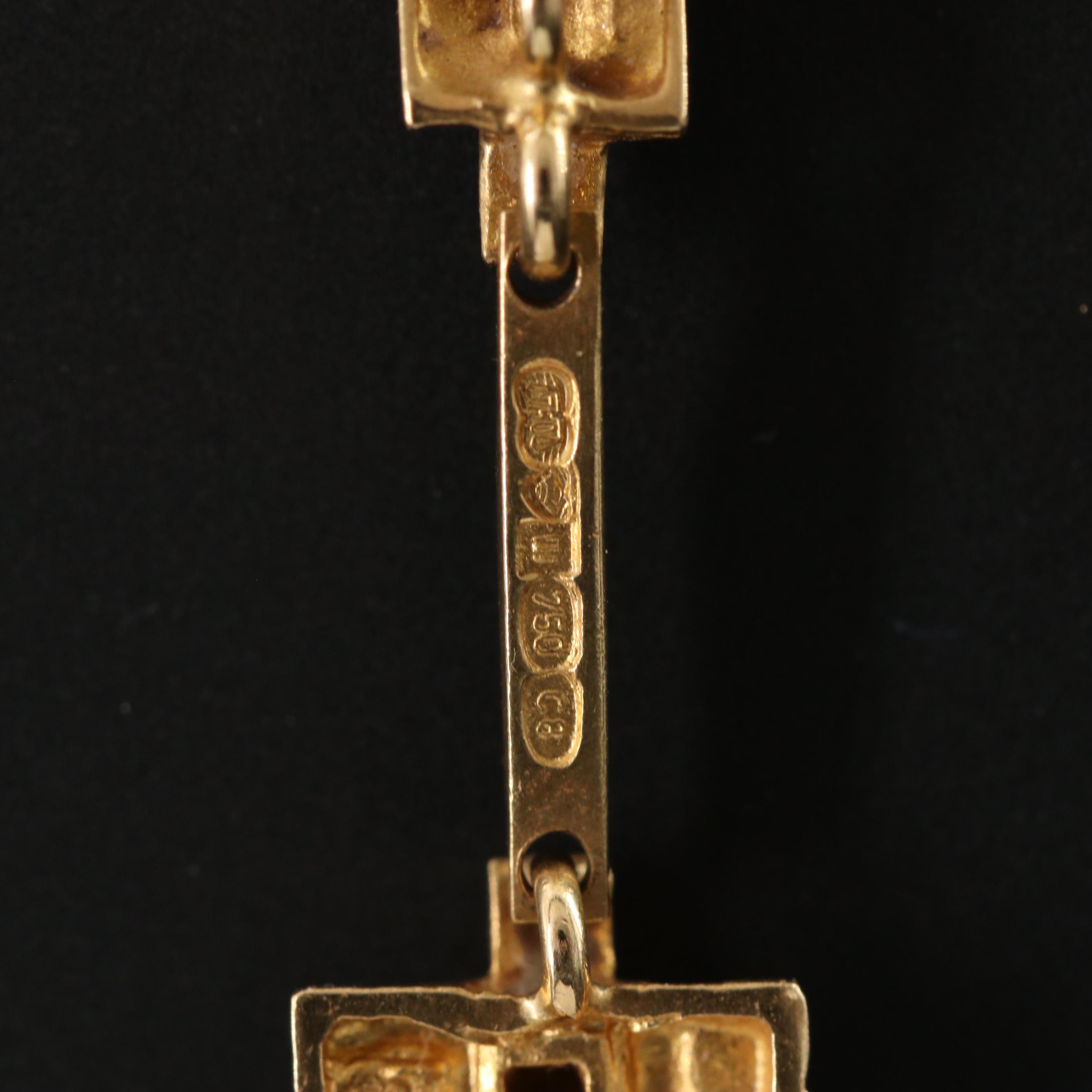 Bjorn Weckström "Diamond City" 18K 0.02 CT Diamond Necklace