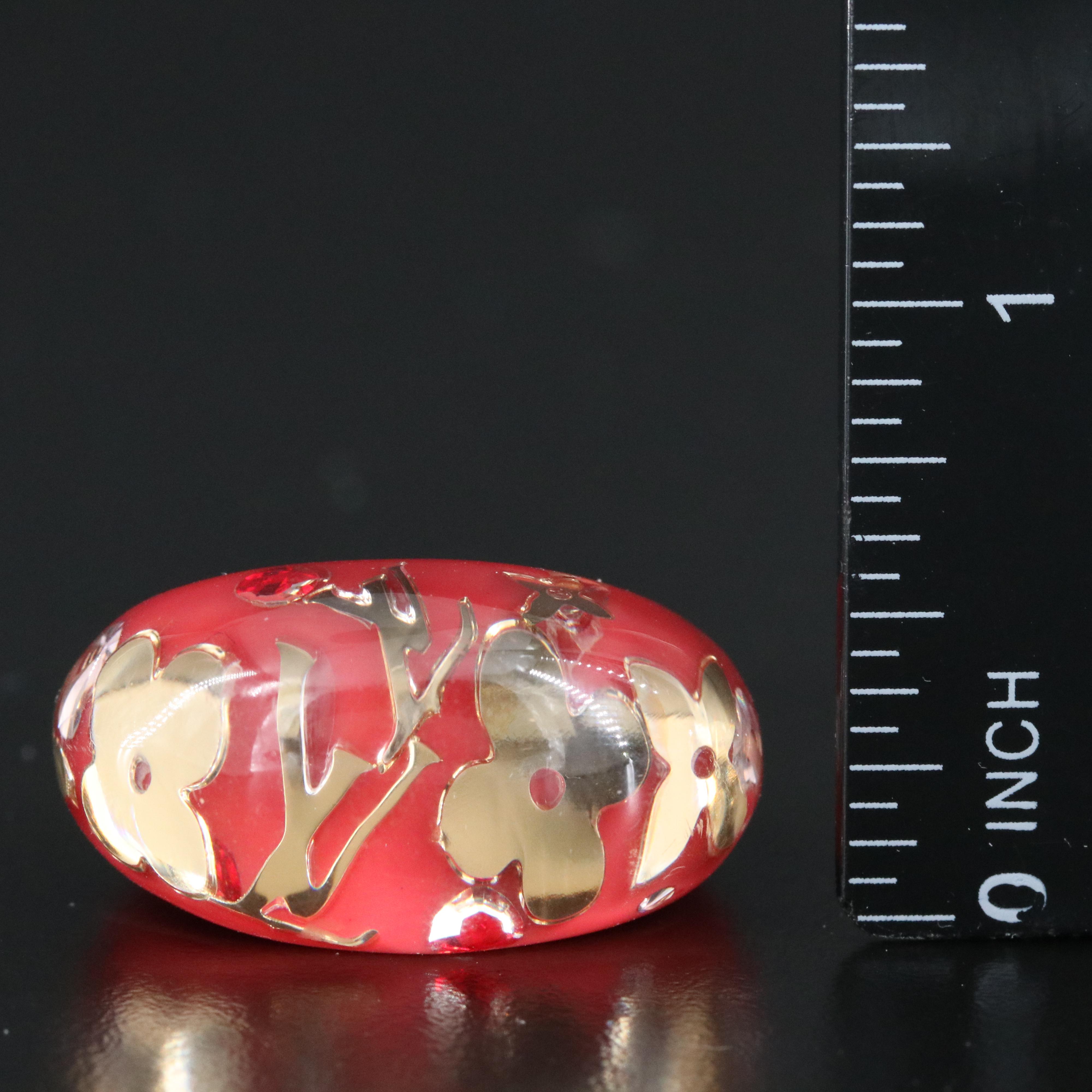 Louis Vuitton Resin Inclusion Ring