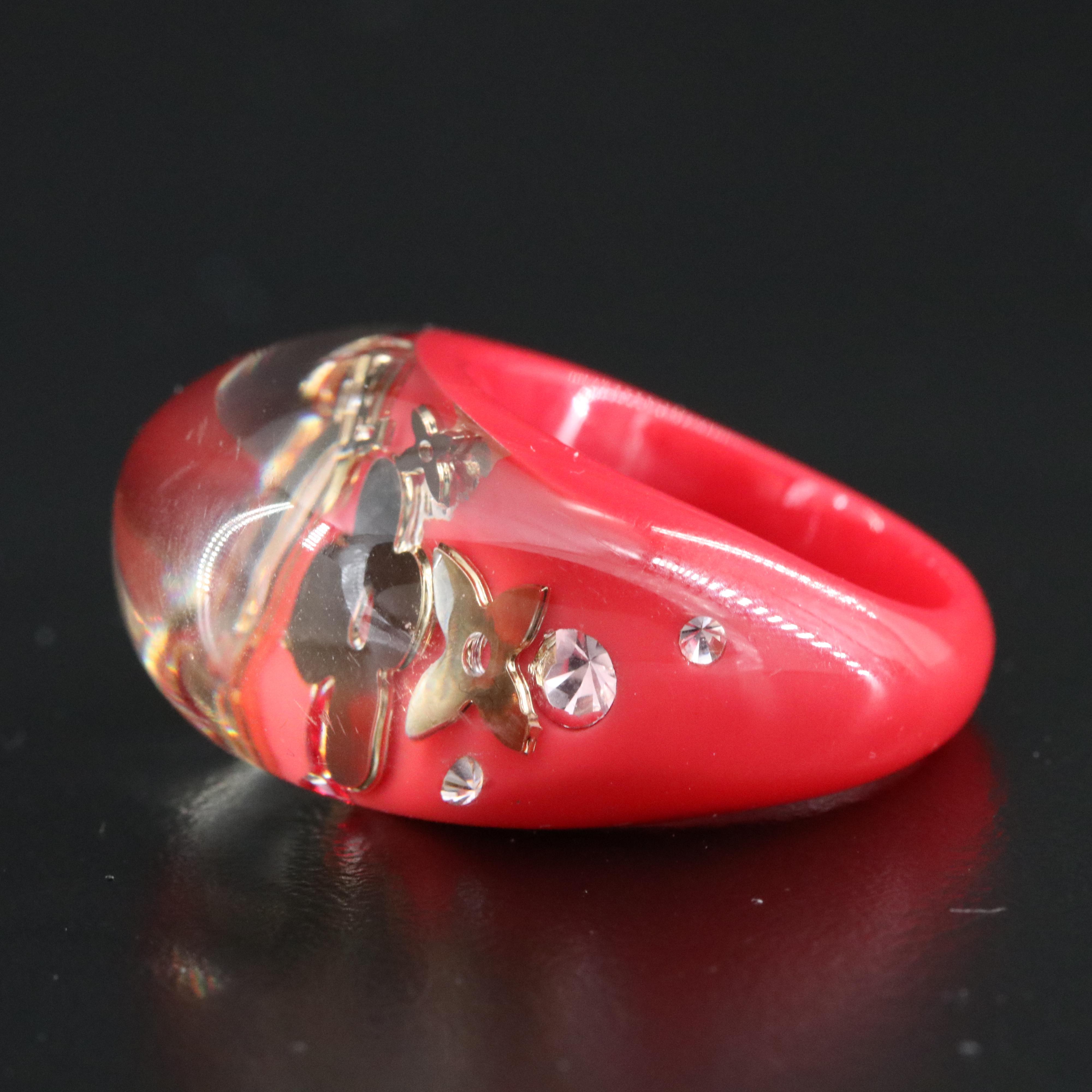 Louis Vuitton Resin Inclusion Ring