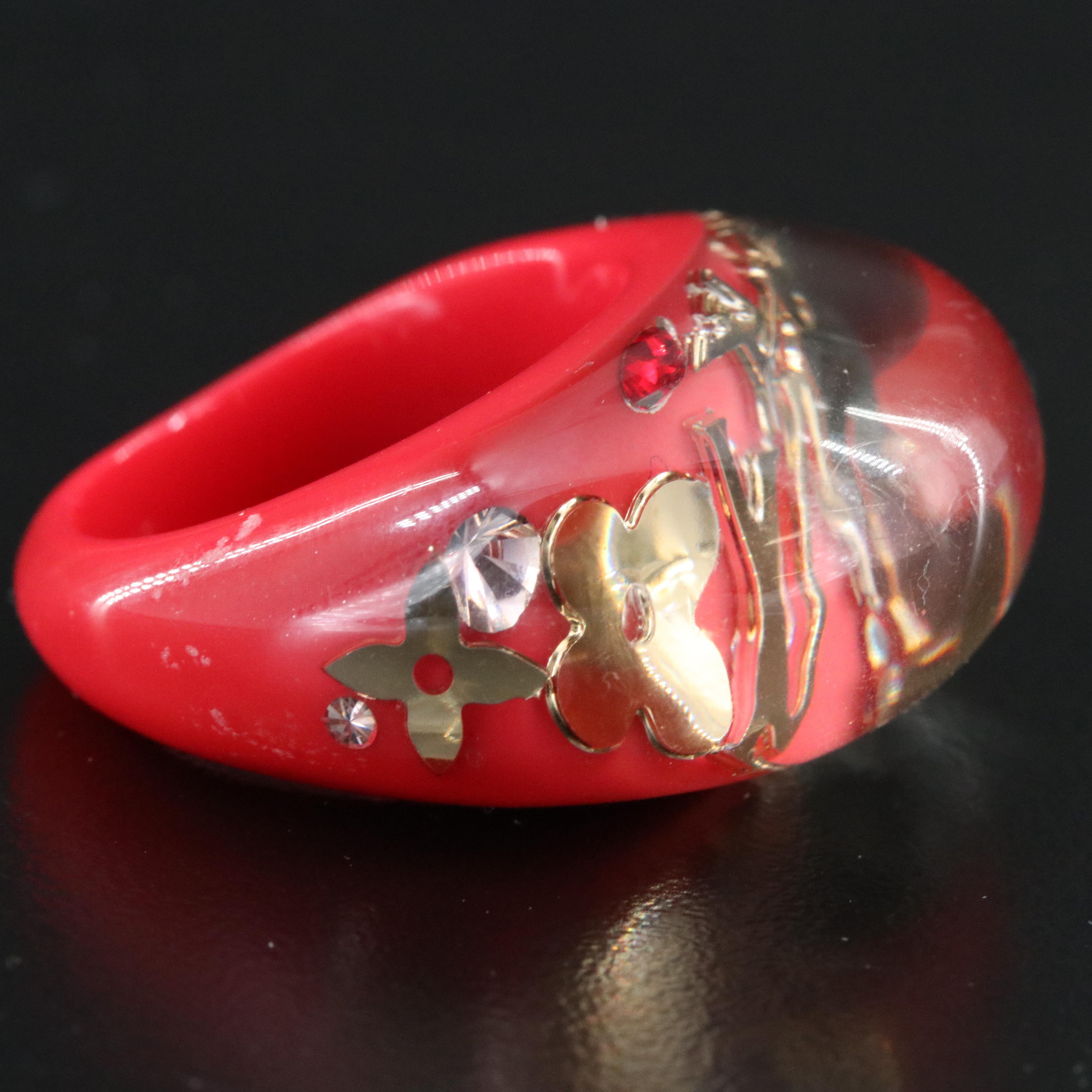 Louis Vuitton Resin Inclusion Ring