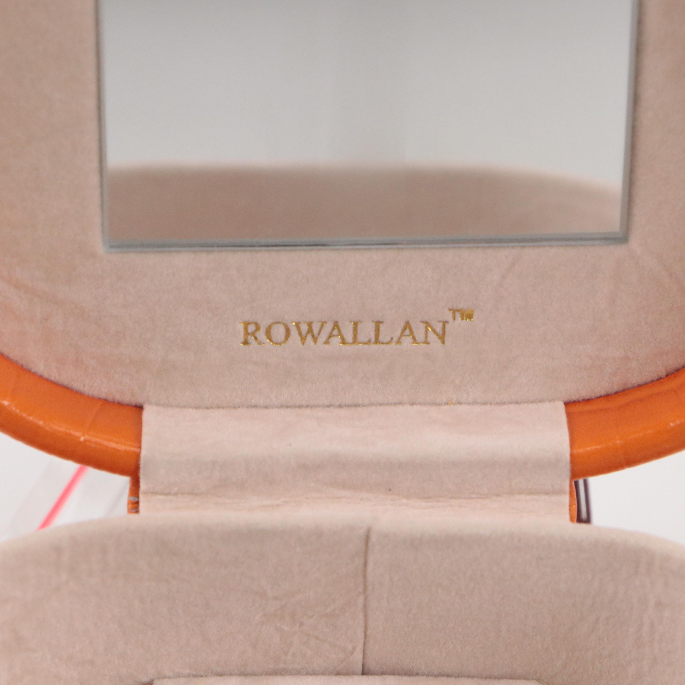 Rowallan Bonded Leather Travel Jewelry Cases