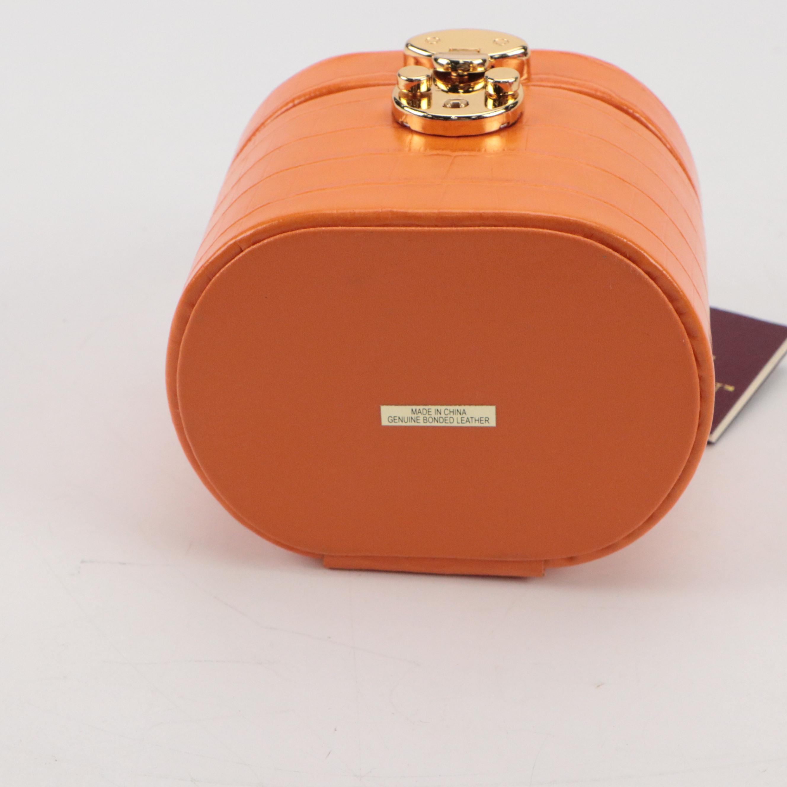 Rowallan Bonded Leather Travel Jewelry Cases