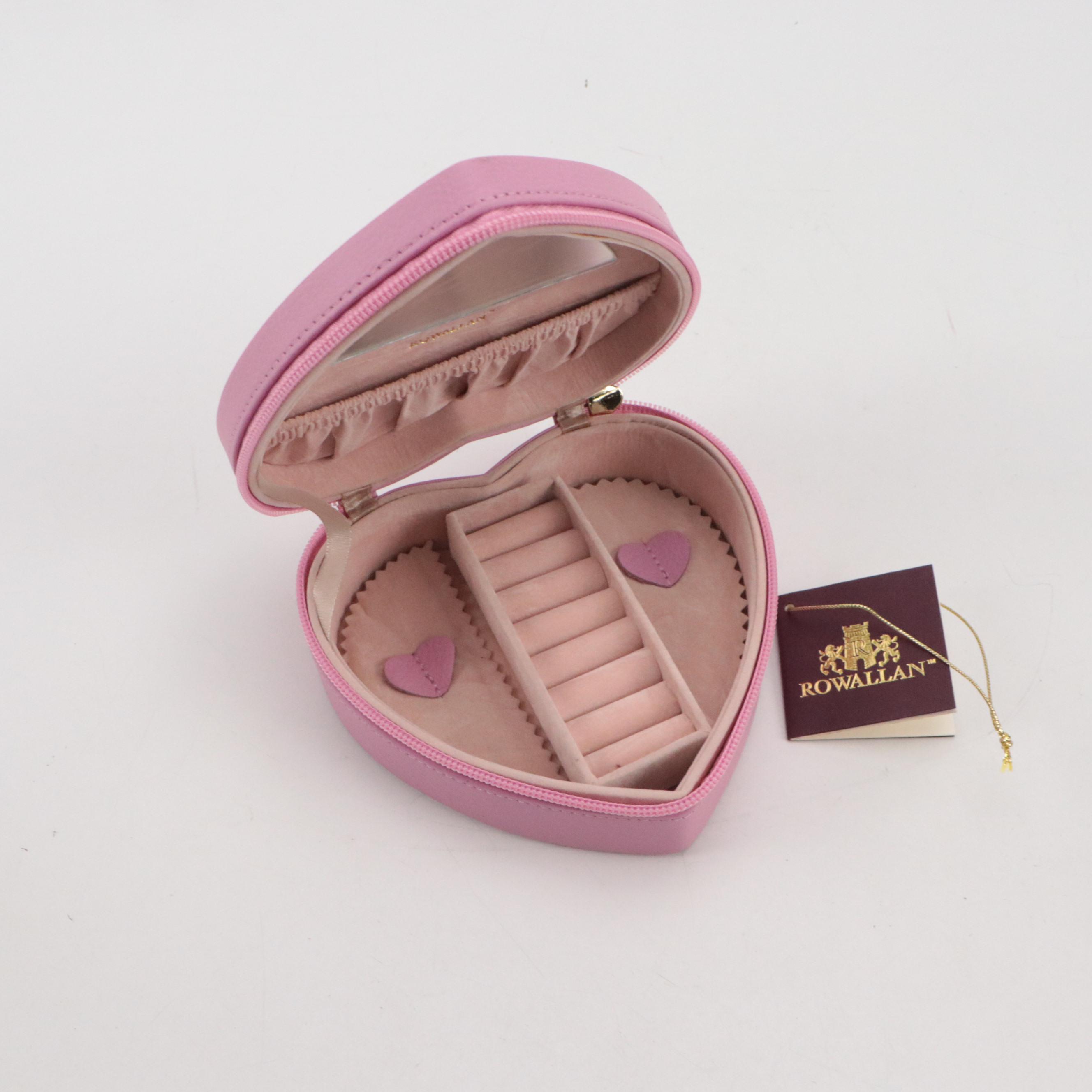 Rowallan Bonded Leather Travel Jewelry Cases