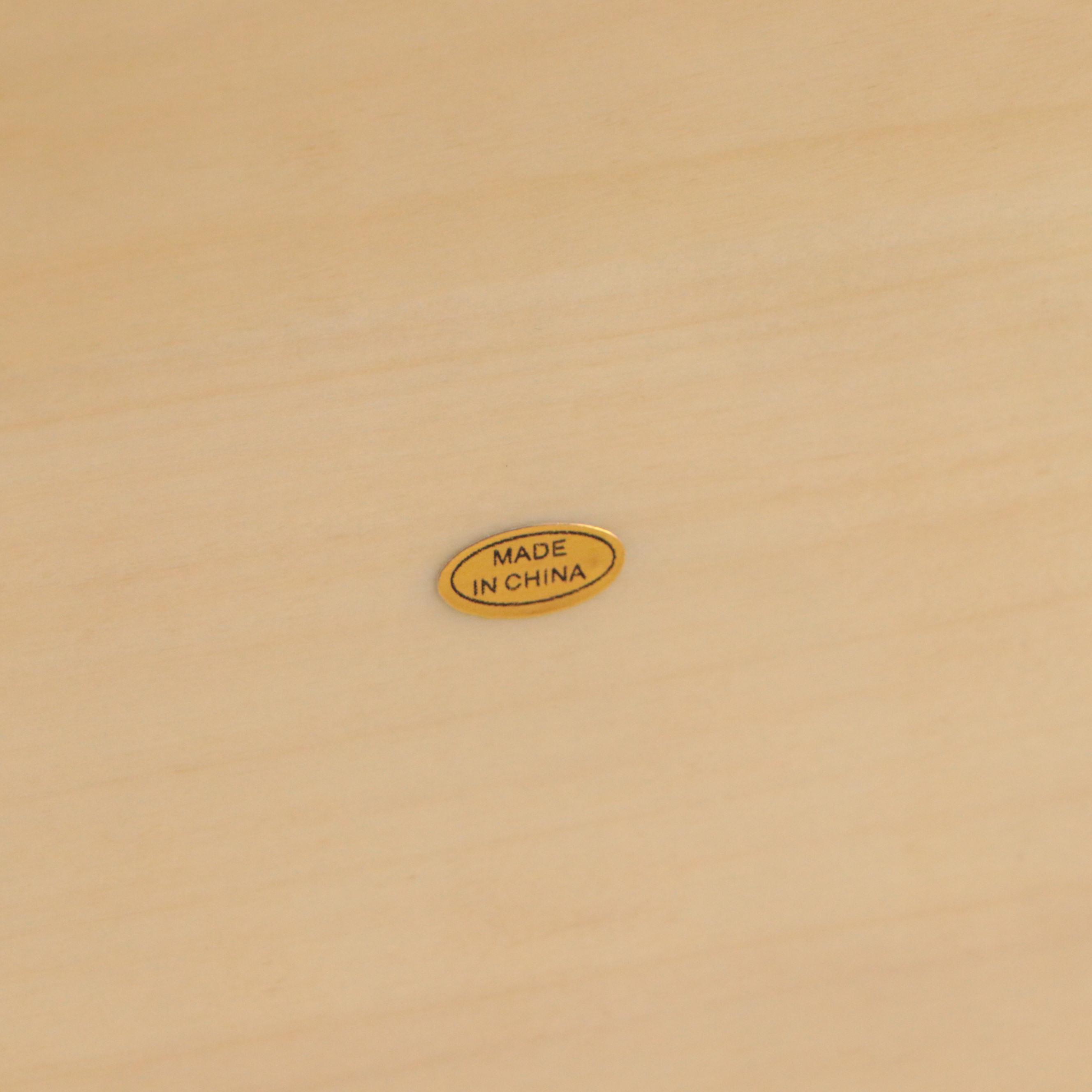 Jere Walnut Wood Grain Finish Locking Jewelry Chest