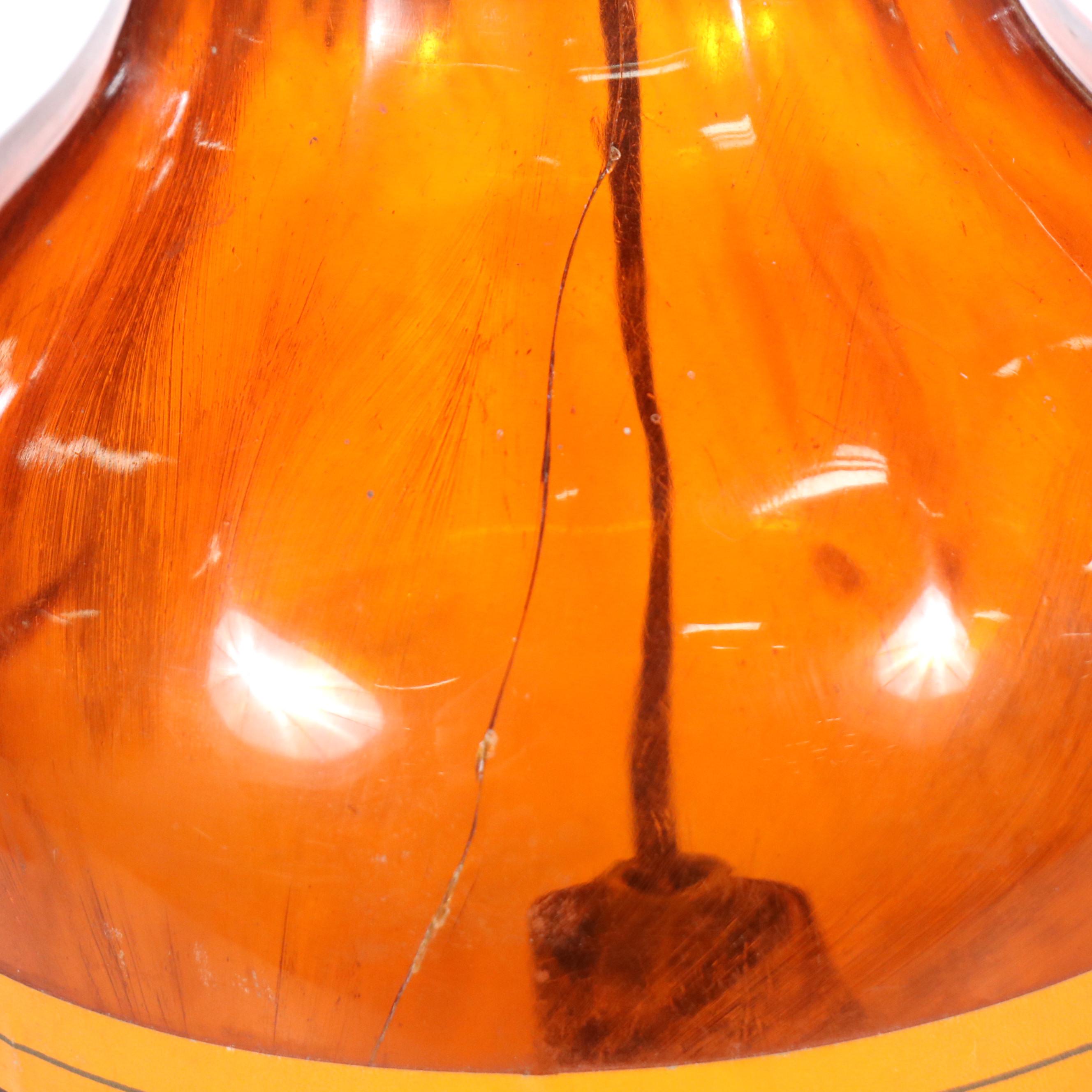 Old Grand-Dad Kentucky Straight Bourbon Whiskey Bottle Lamp, 1970s