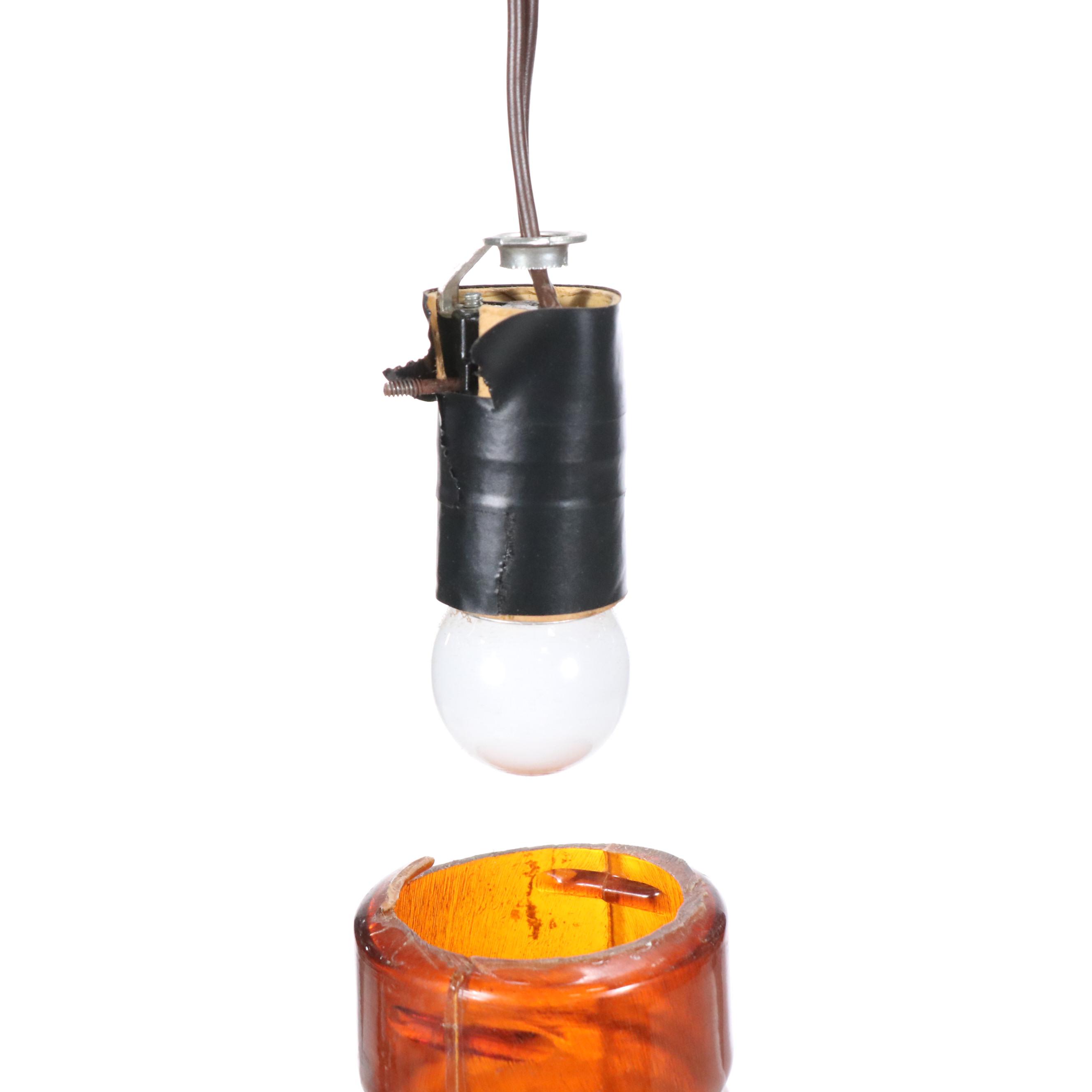 Old Grand-Dad Kentucky Straight Bourbon Whiskey Bottle Lamp, 1970s