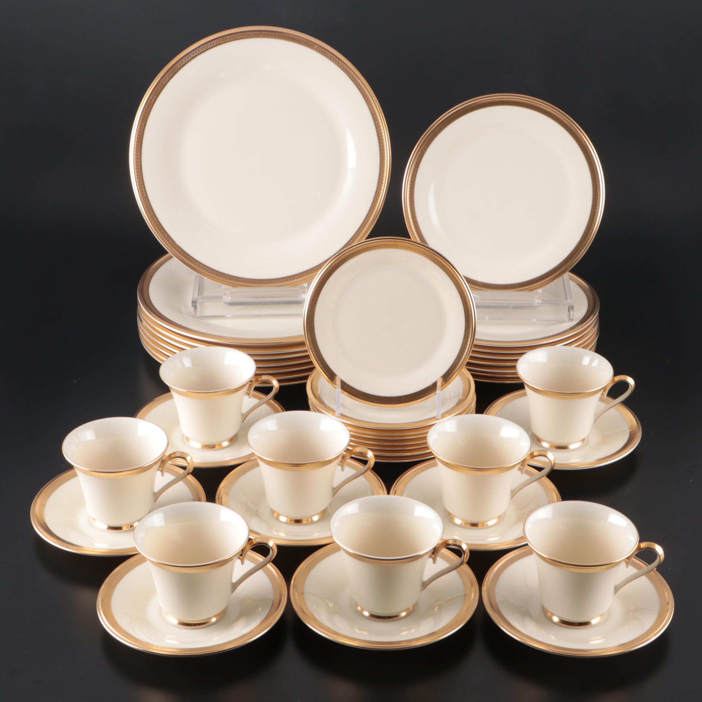 Lenox "Aristocrat" Bone China Dinnerware, Mid to Late 20th Century