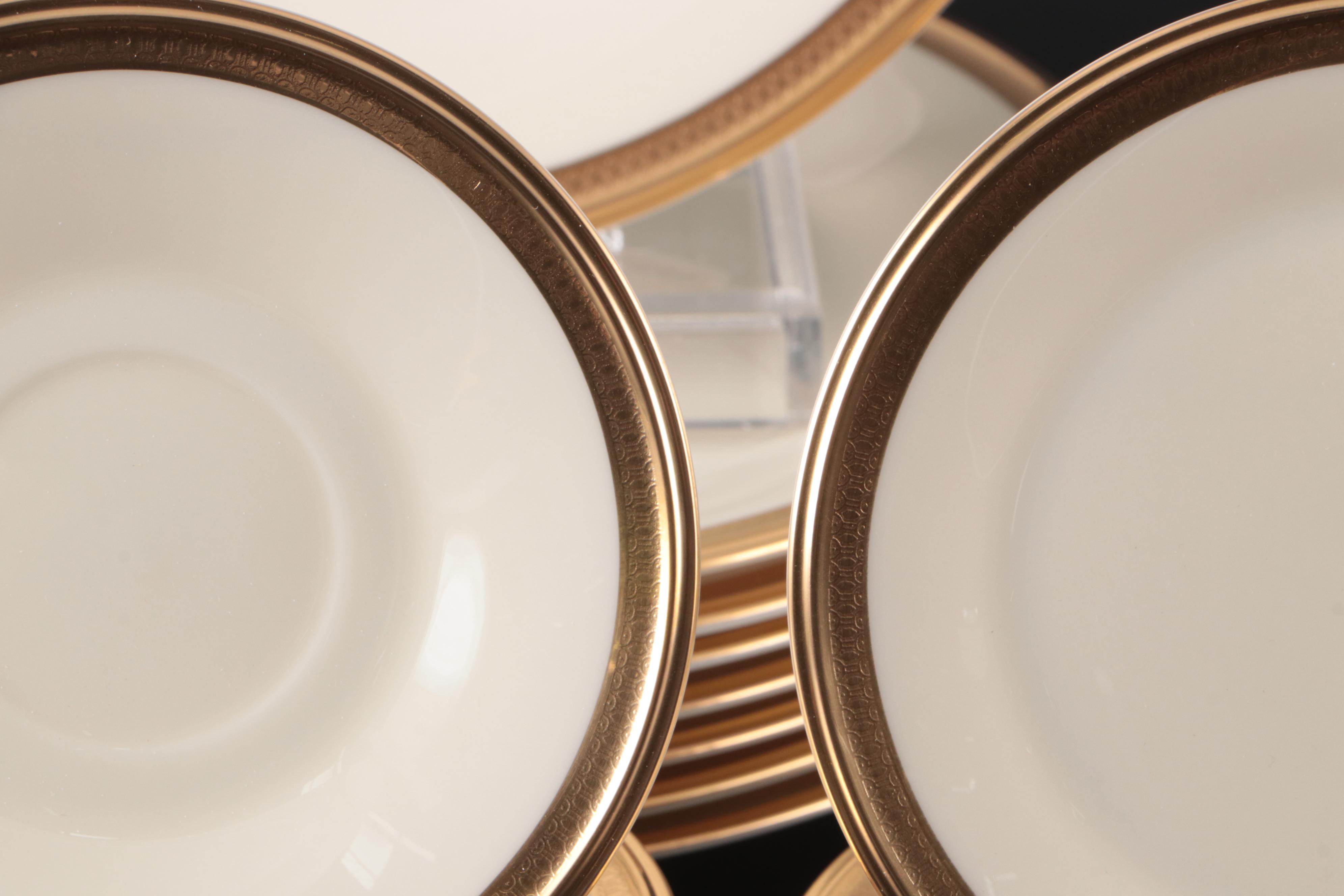 Lenox "Aristocrat" Bone China Dinnerware, Mid to Late 20th Century
