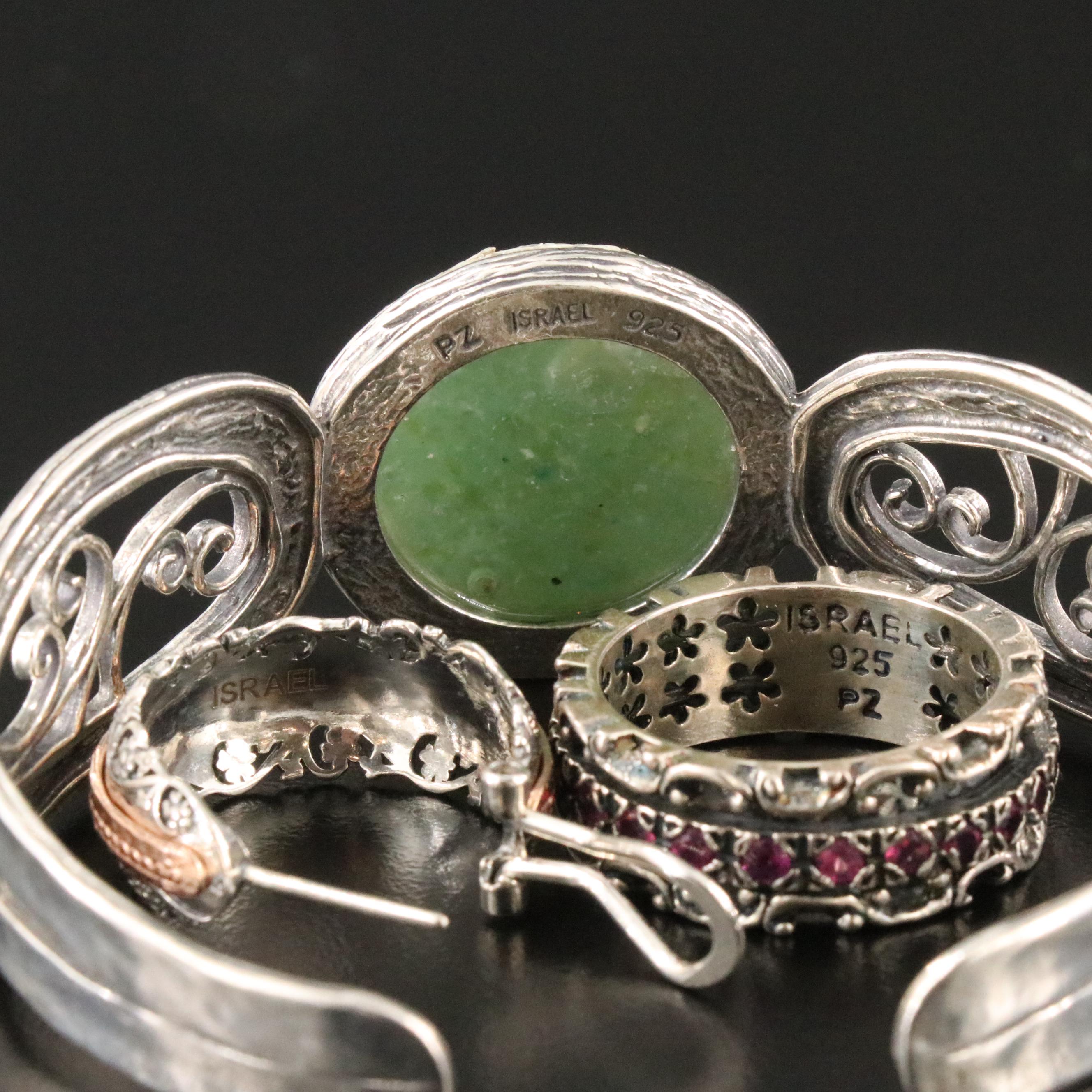 Labradorite and Amethyst Featured in Sterling Jewelry Collection