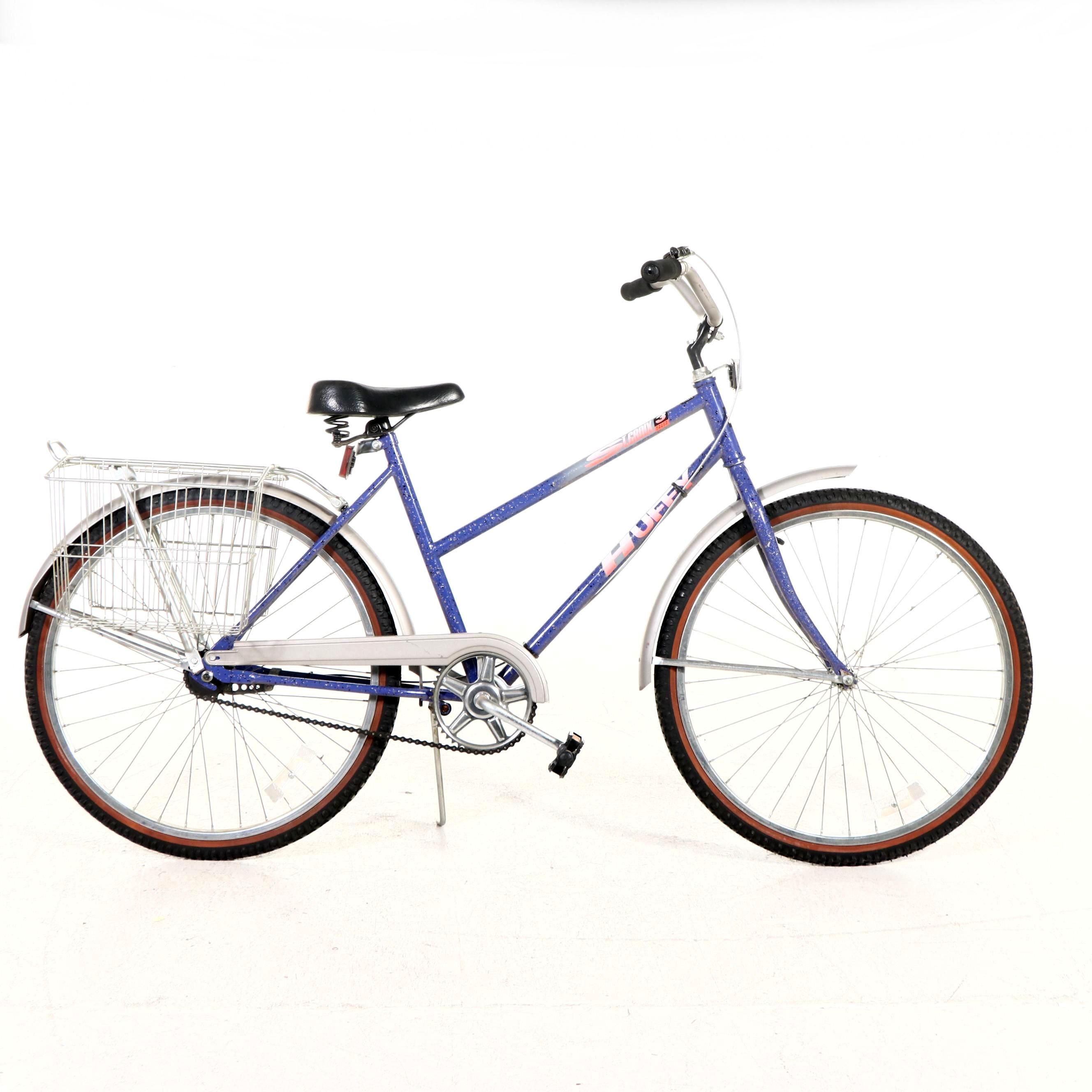 Huffy St. Croix 3-Speed Cruiser Bicycle with Schwinn Seat and Basket