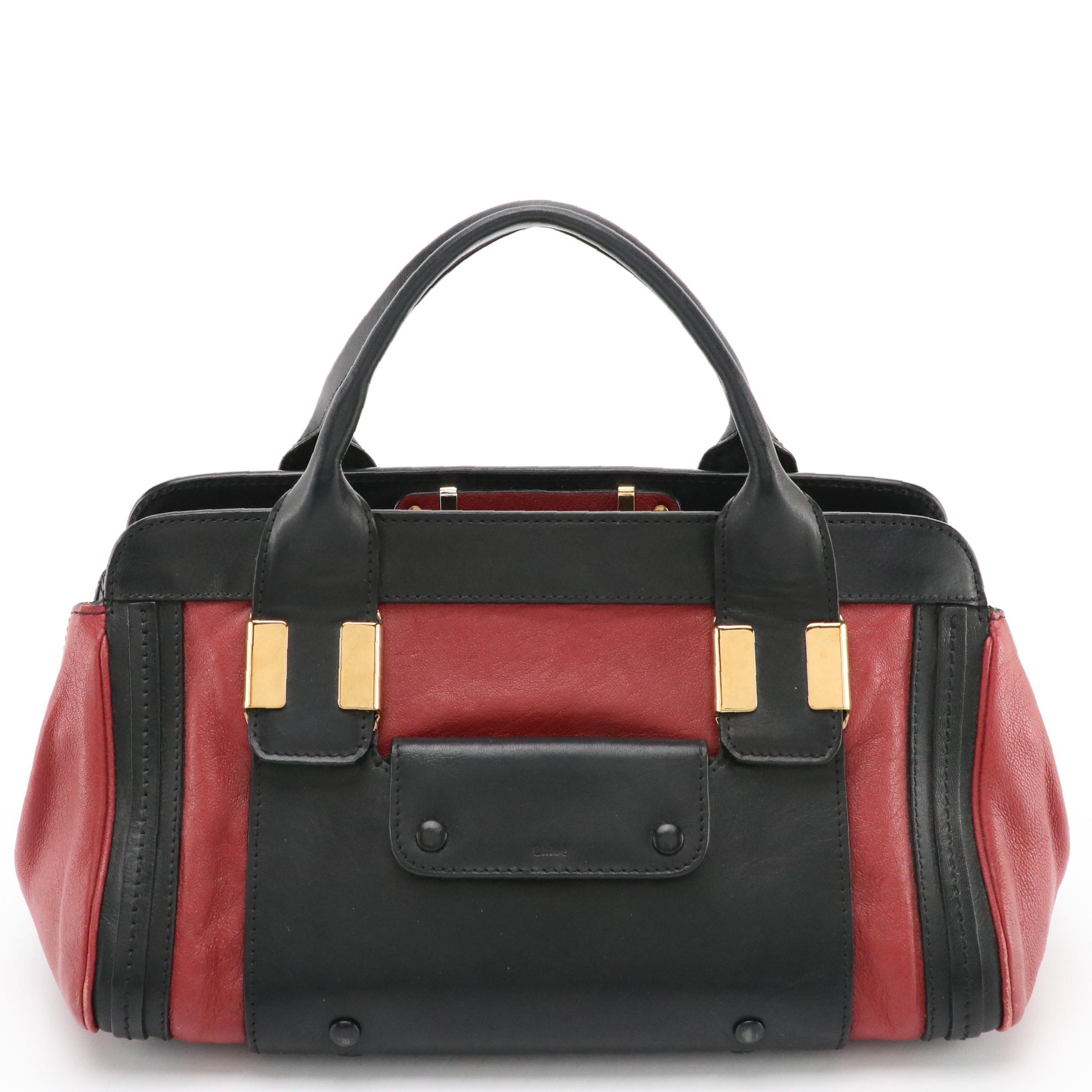 Chloé Alice Bicolor Leather Two-Way Bag