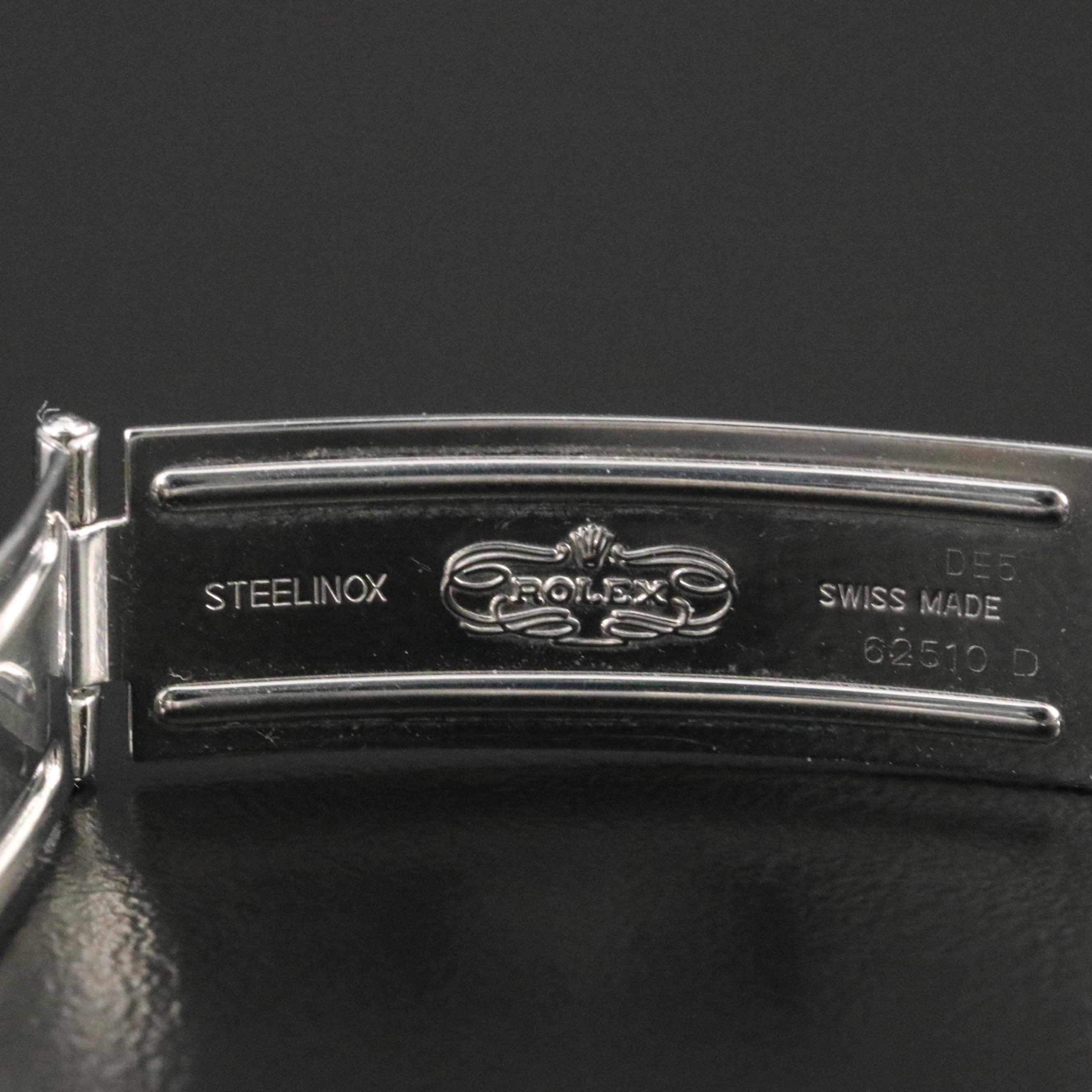 2000 Rolex Custom Pink Diamond Dial Oyster Perpetual Datejust Watch