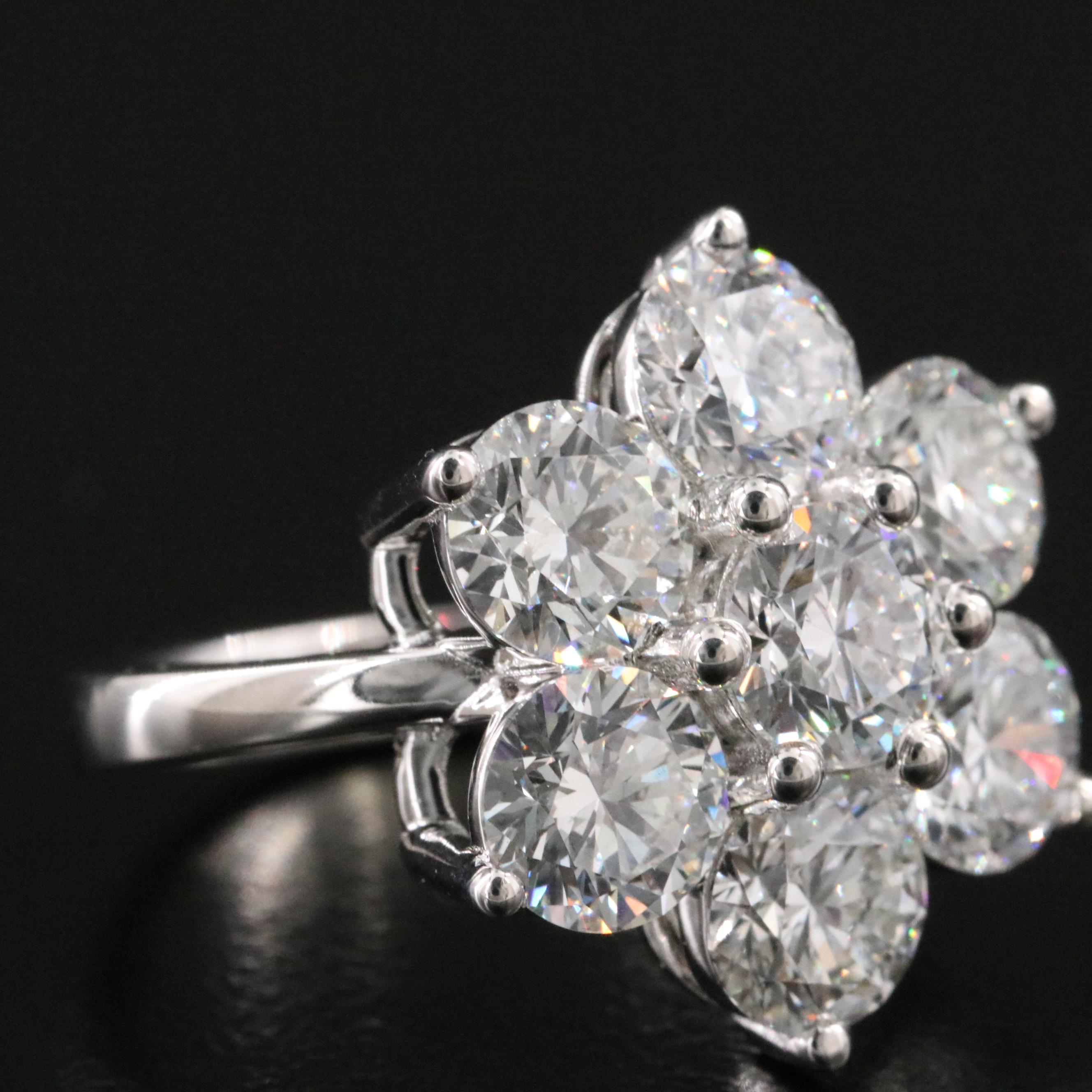 14K 5.00 CTW Lab Grown Diamond Ring