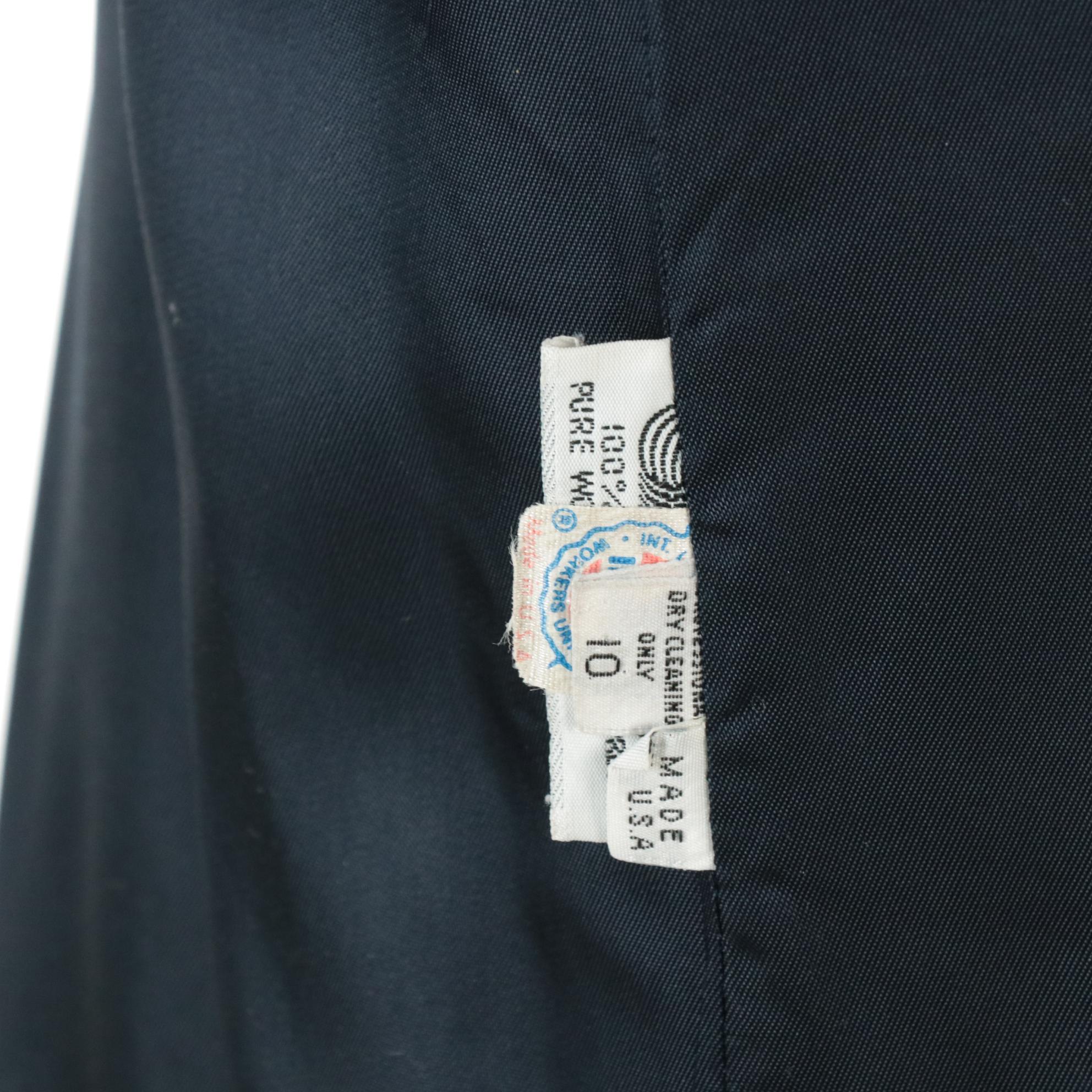 M.G. Kinsler Wool Cape Coat and Other Long Navy Blue Wool Coat