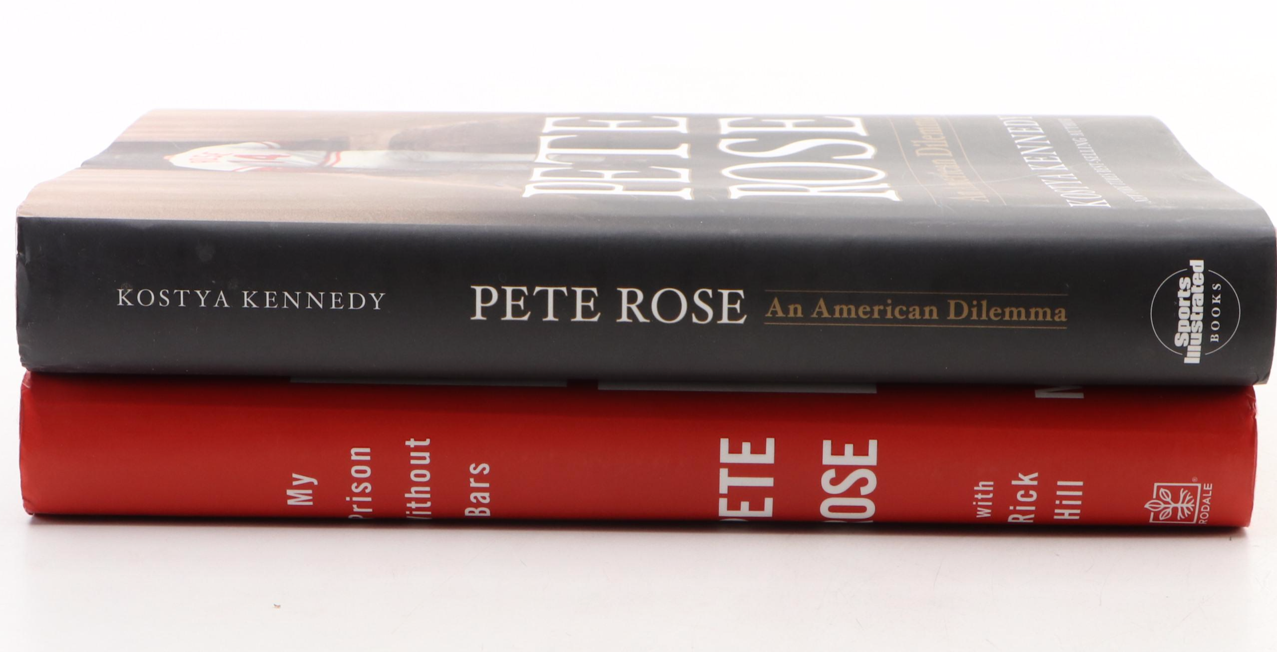 Signed "Pete Rose: An American Dilemma" by Kostya Kennedy and More