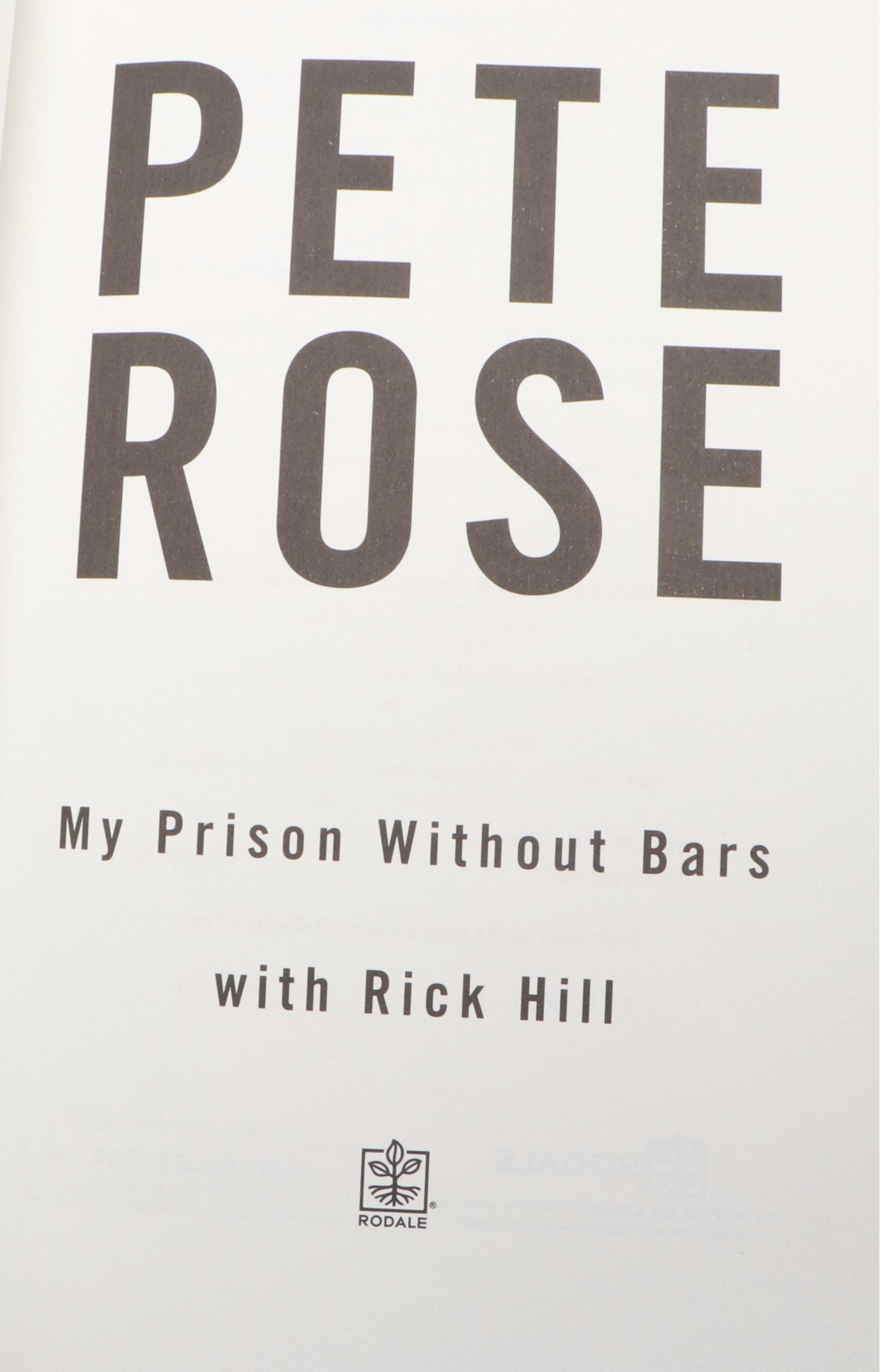 Signed "Pete Rose: An American Dilemma" by Kostya Kennedy and More