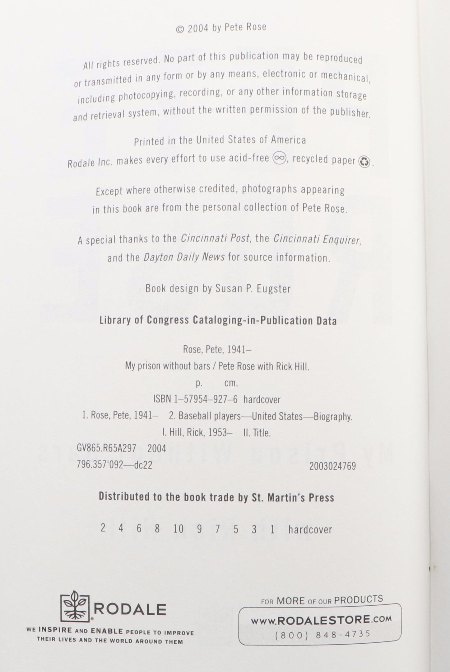 Signed "Pete Rose: An American Dilemma" by Kostya Kennedy and More