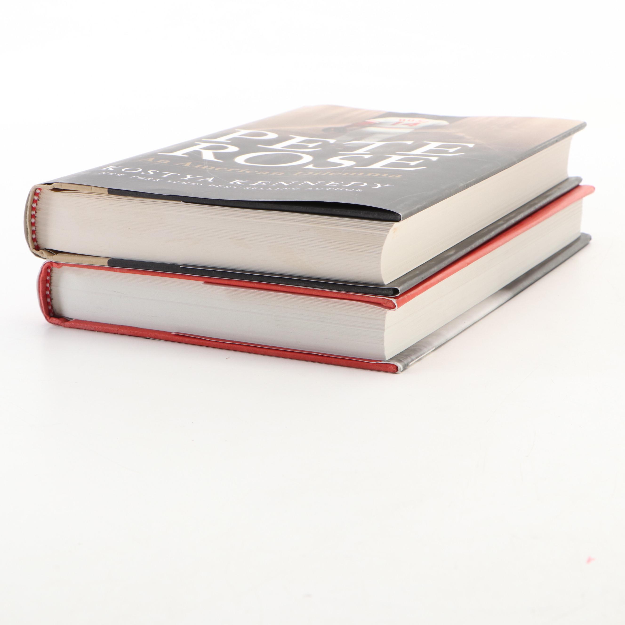 Signed "Pete Rose: An American Dilemma" by Kostya Kennedy and More