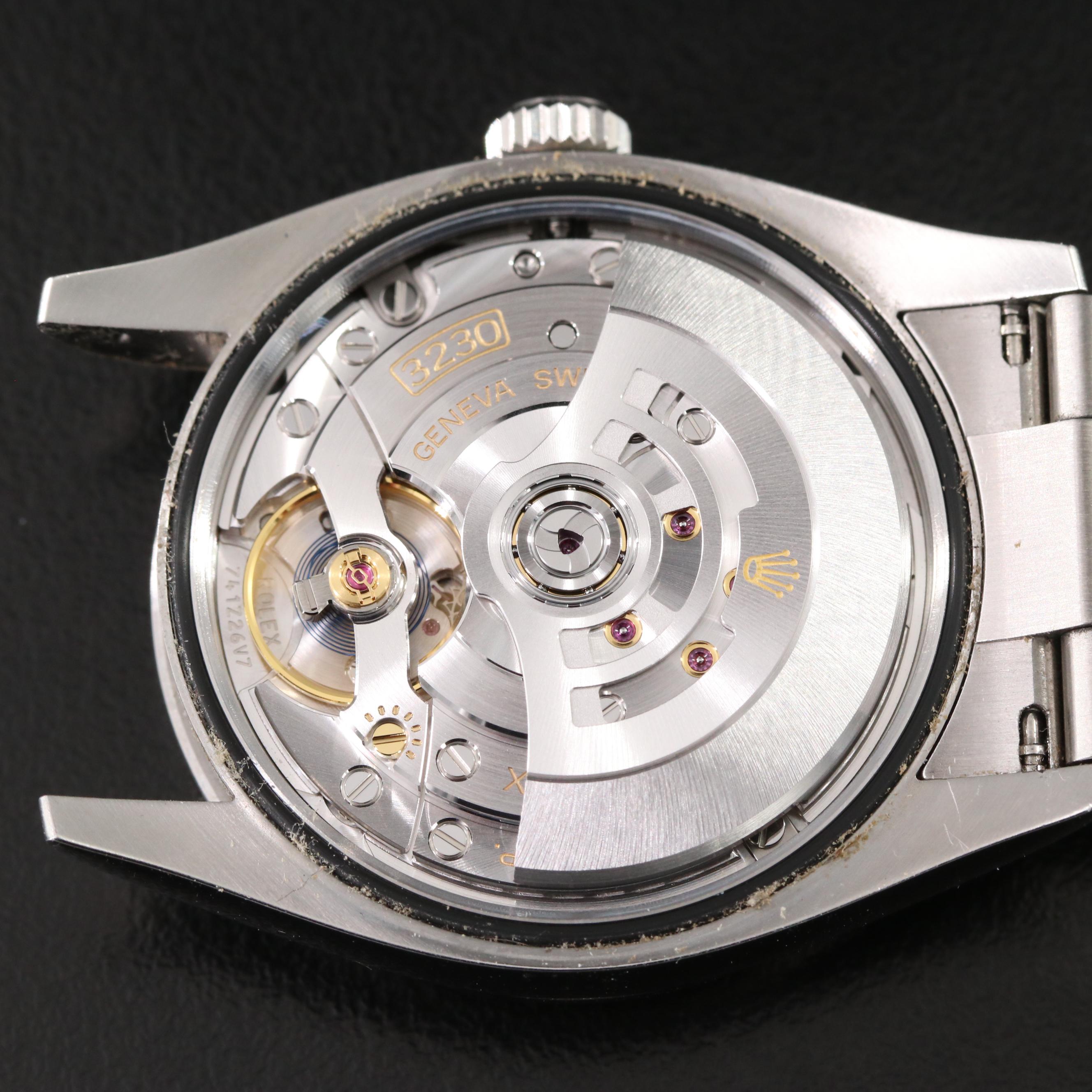 Rolex Black Dial Oyster Steel 36mm Watch