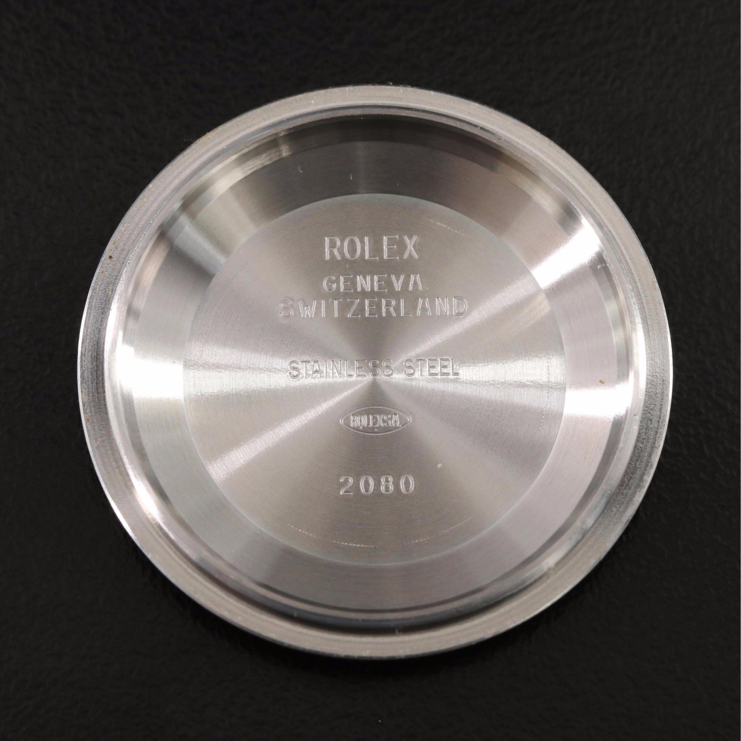 Rolex Black Dial Oyster Steel 36mm Watch