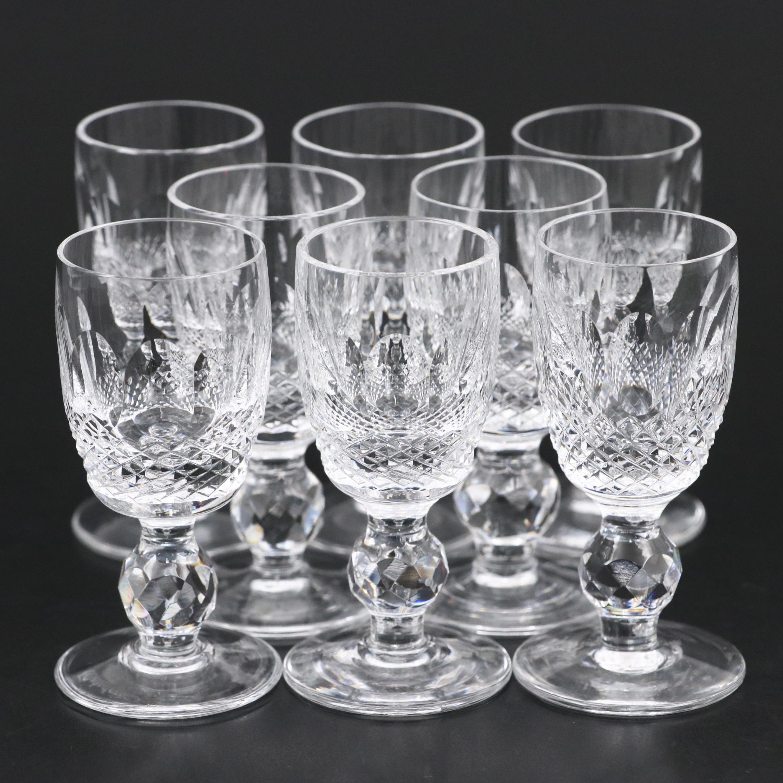 Waterford Crystal "Colleen" Cordial Glasses, 1968–2018