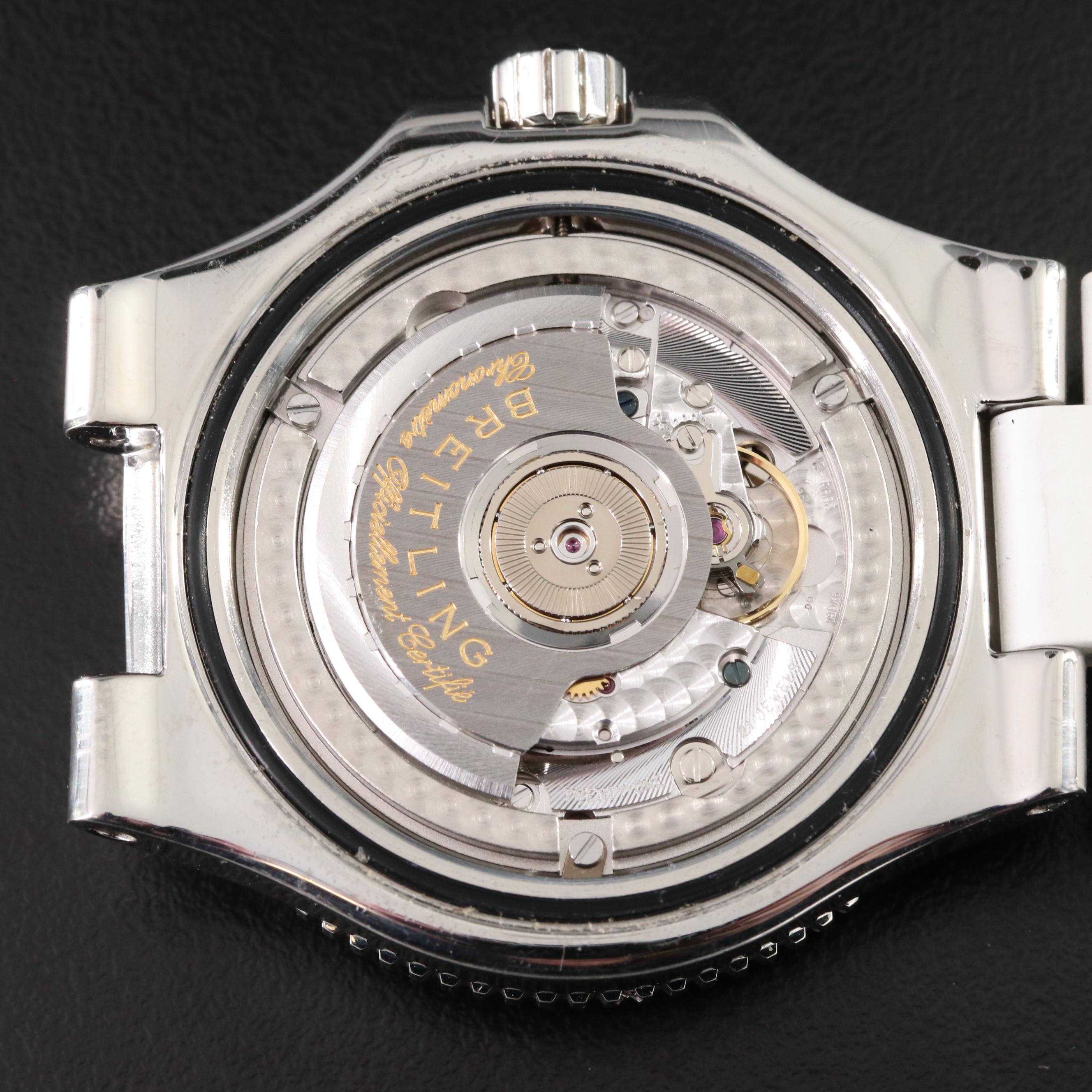 Breitling Superocean GMT A32380 White 41mm Steel Automatic Watch