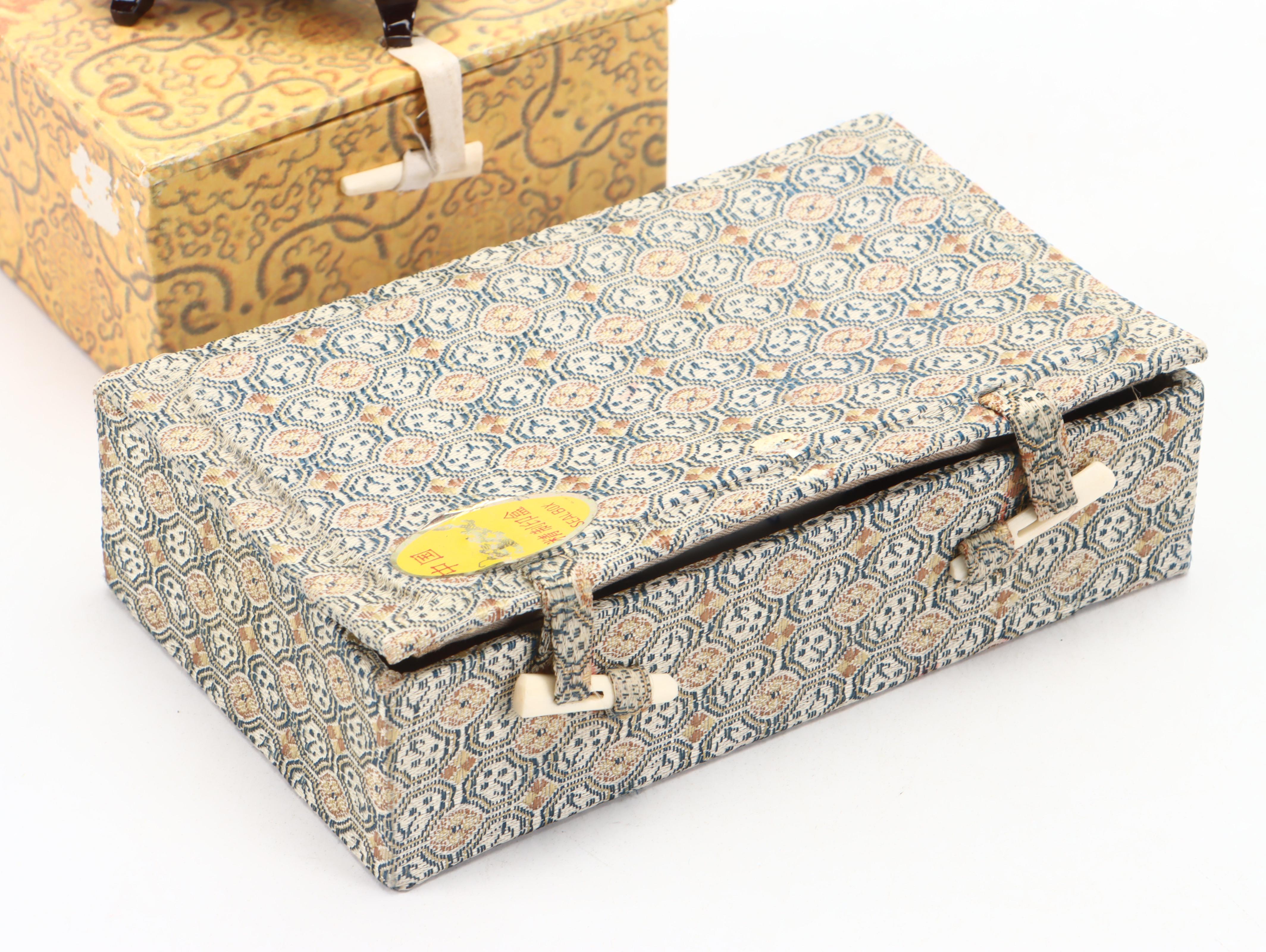 Chinese Carved Serpentine Buddha, Soapstone Stamps, Paste Box and More