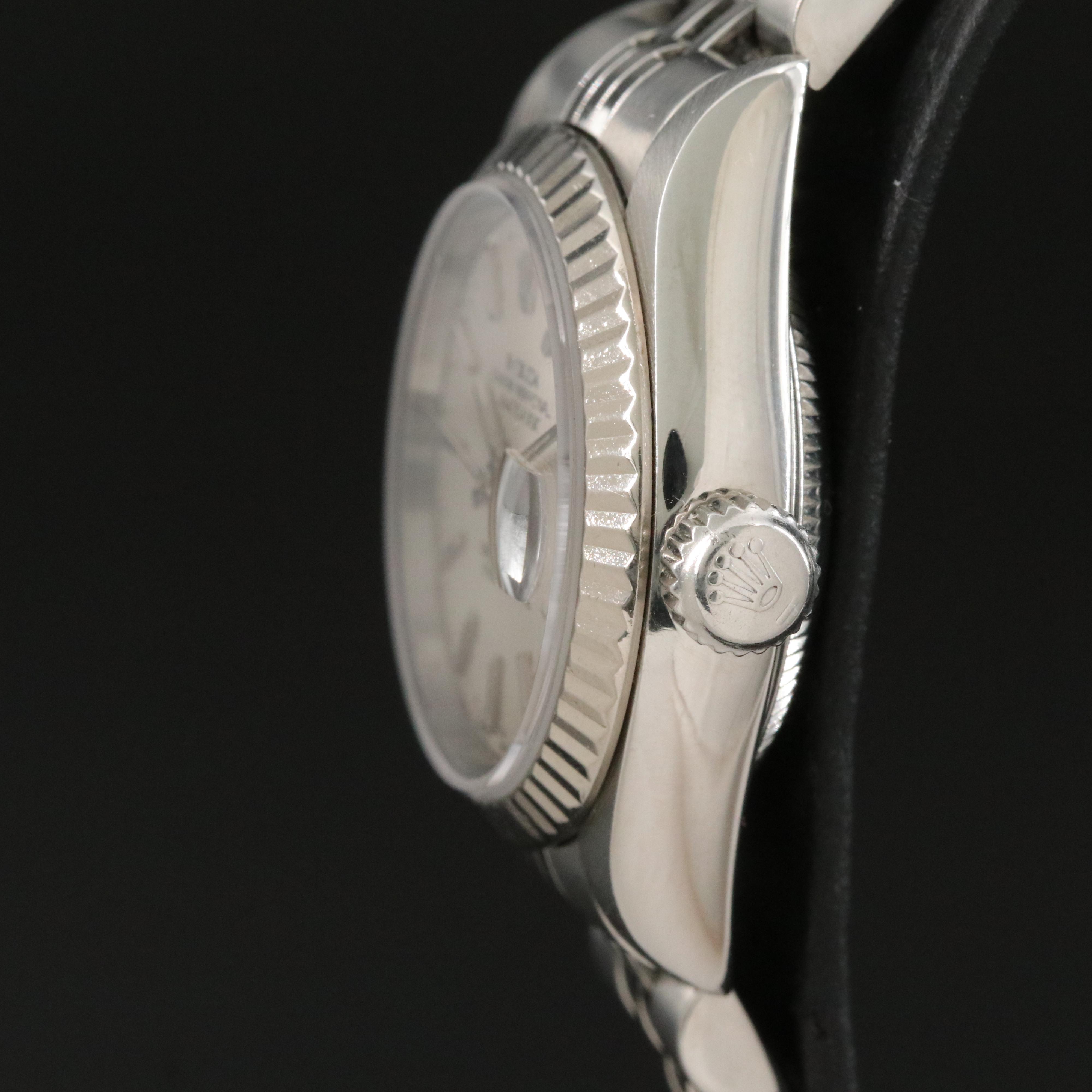 1996 Rolex Tapestry Dial Datejust Watch