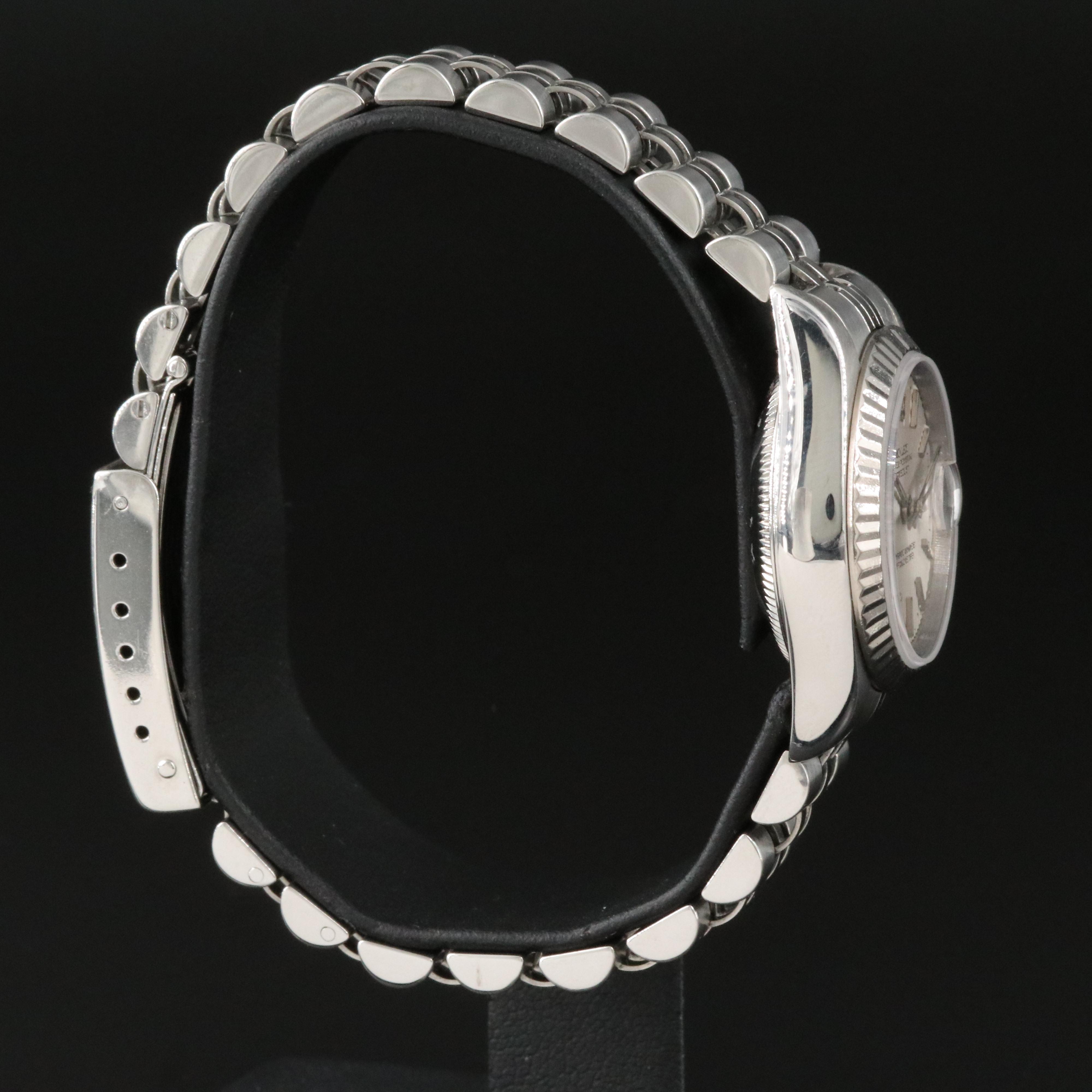 1996 Rolex Tapestry Dial Datejust Watch