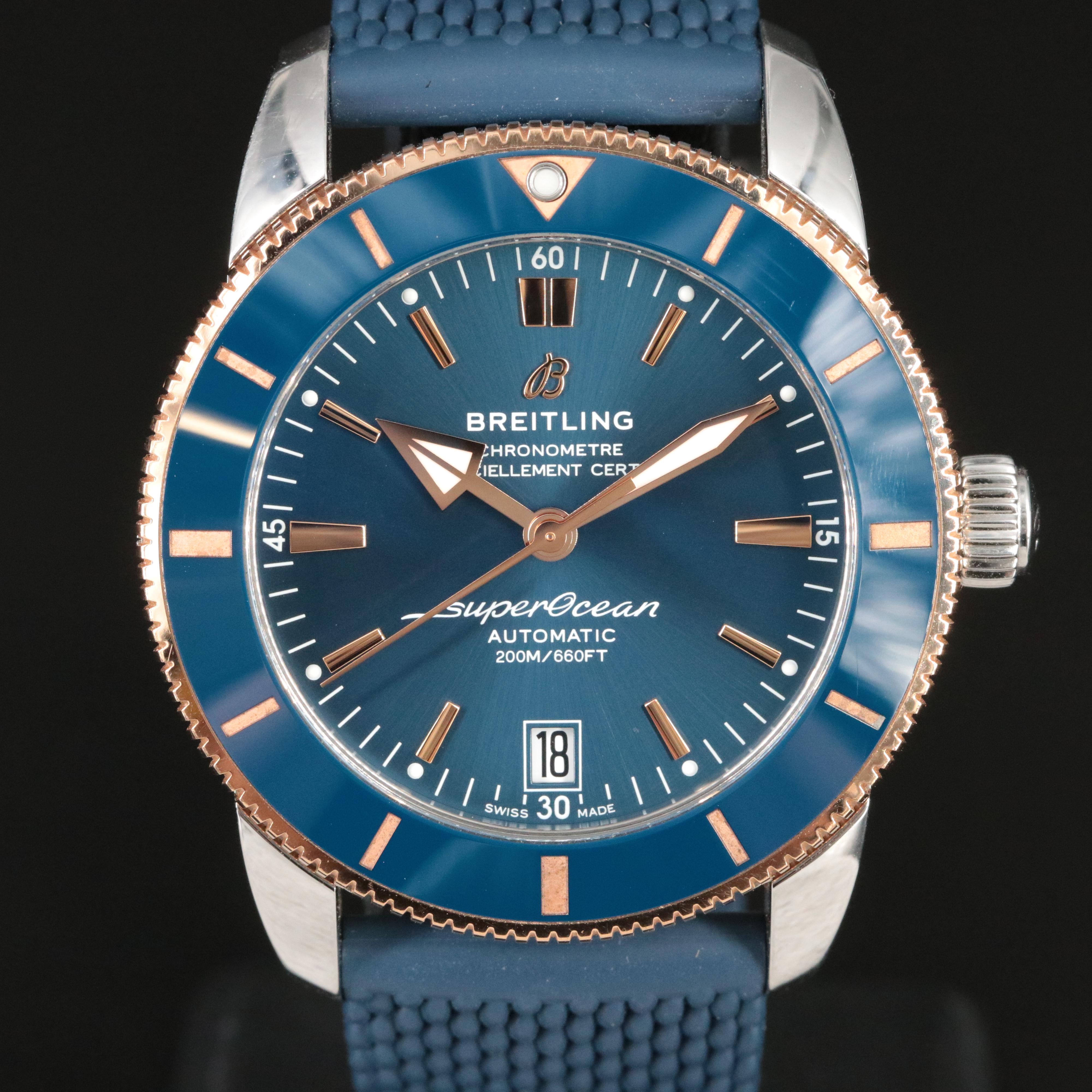 Breitling SuperOcean Heritage 18K Rose Gold Automatic Watch