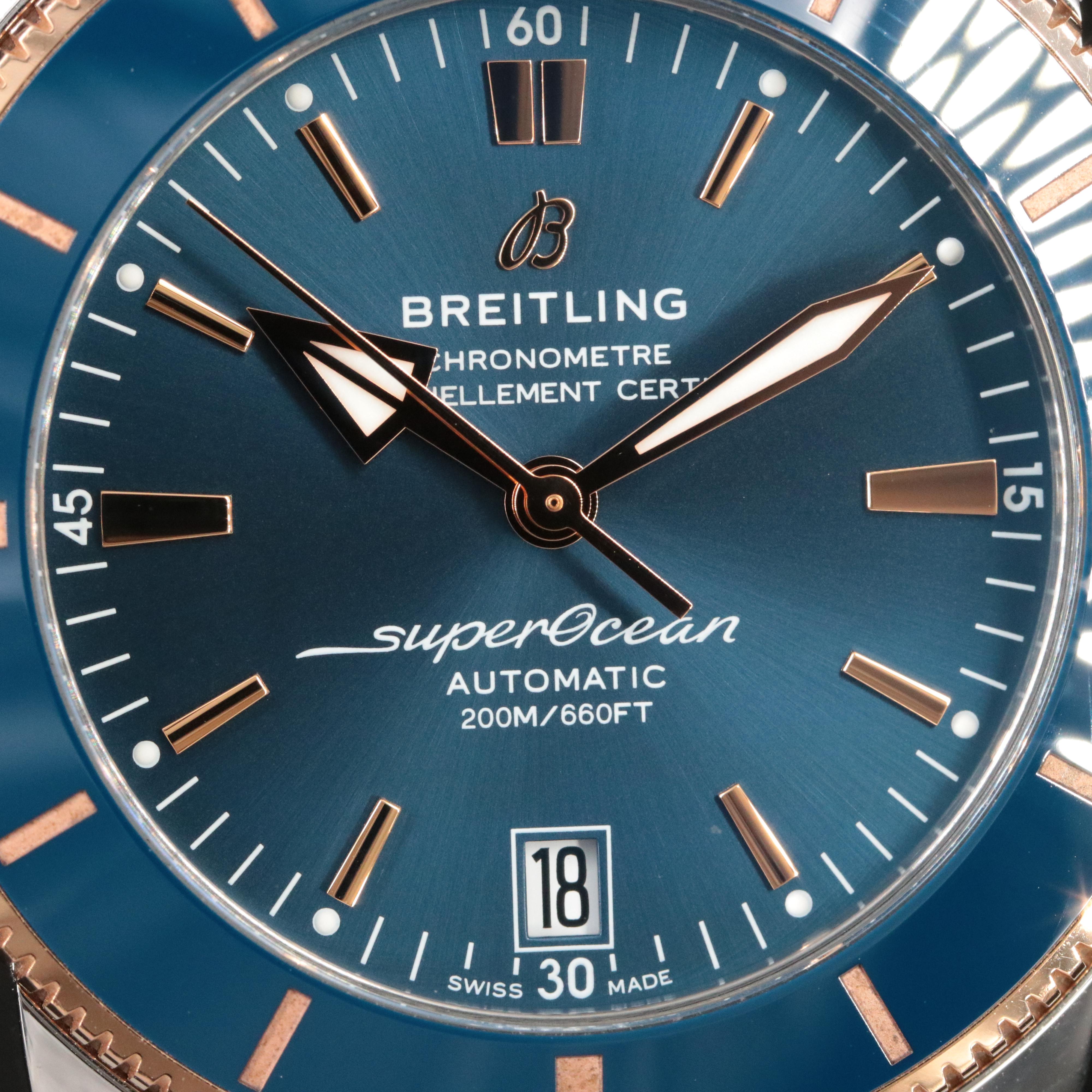 Breitling SuperOcean Heritage 18K Rose Gold Automatic Watch