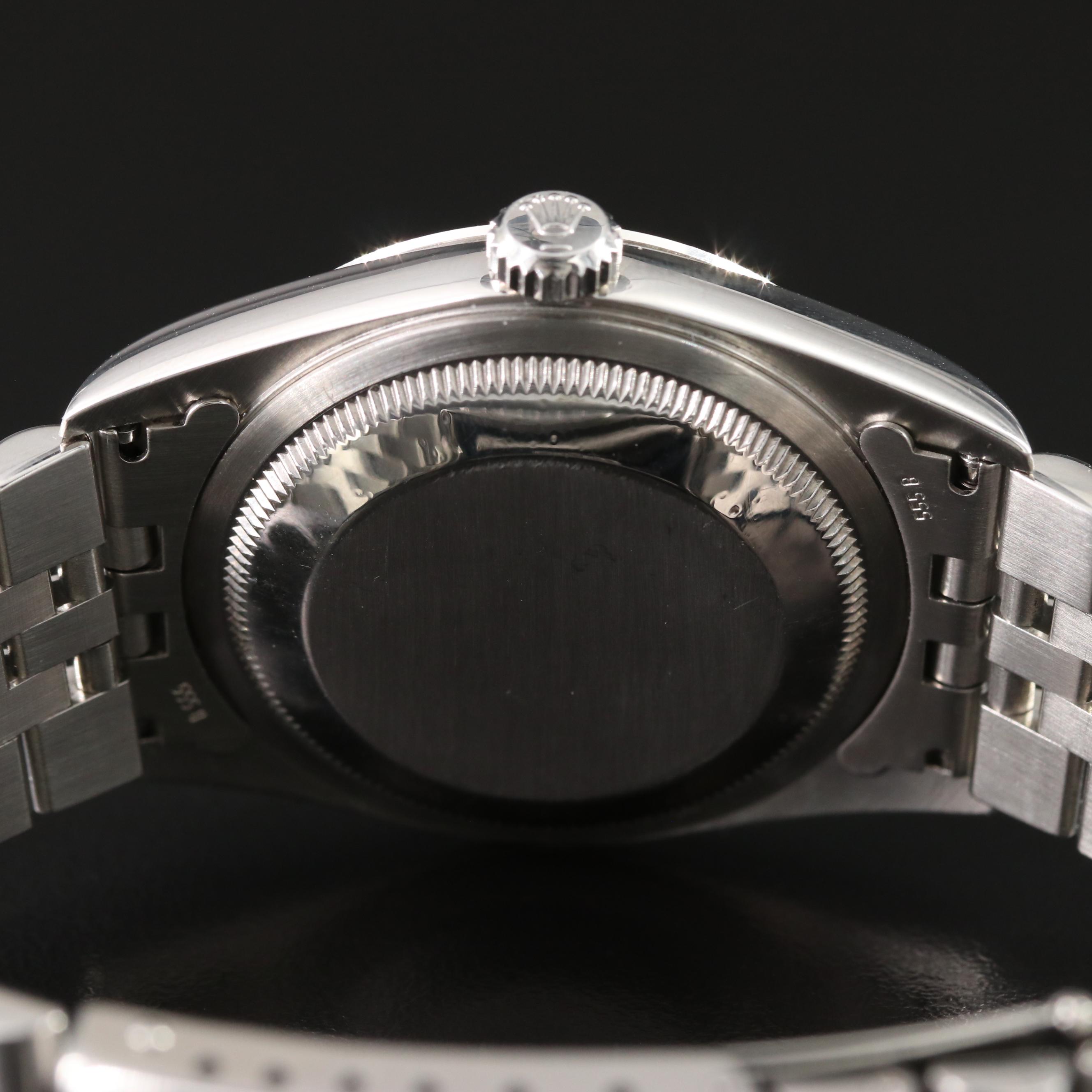 1999 Rolex Custom Pink Diamond Dial Datejust Watch