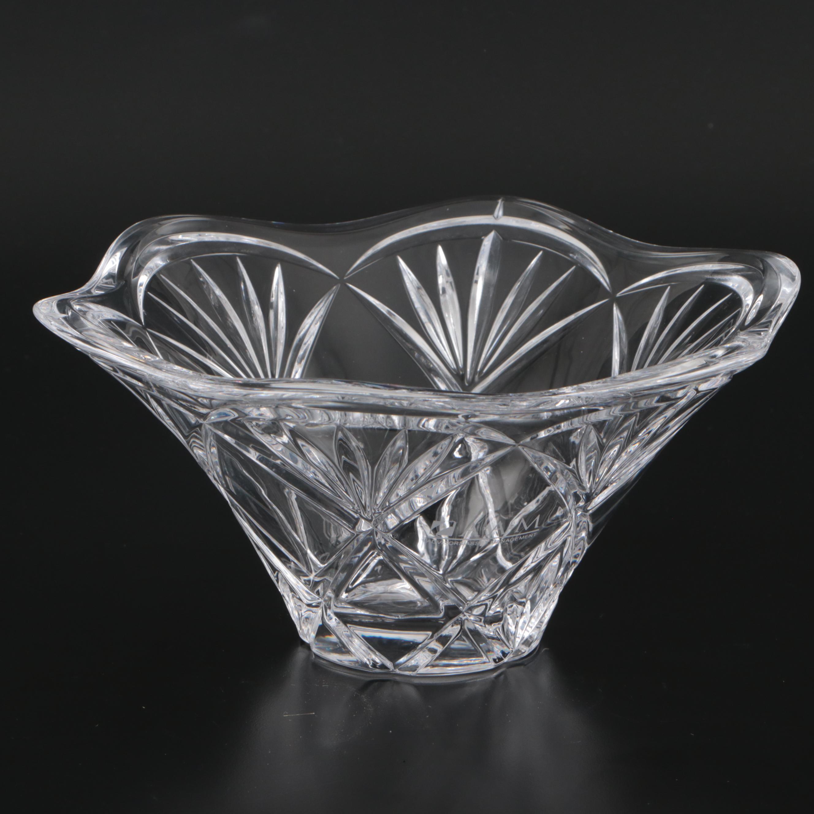 Marquis Waterford "Canterbury" and "Honor" with Rogaska "Richmond" Crystal Bowls