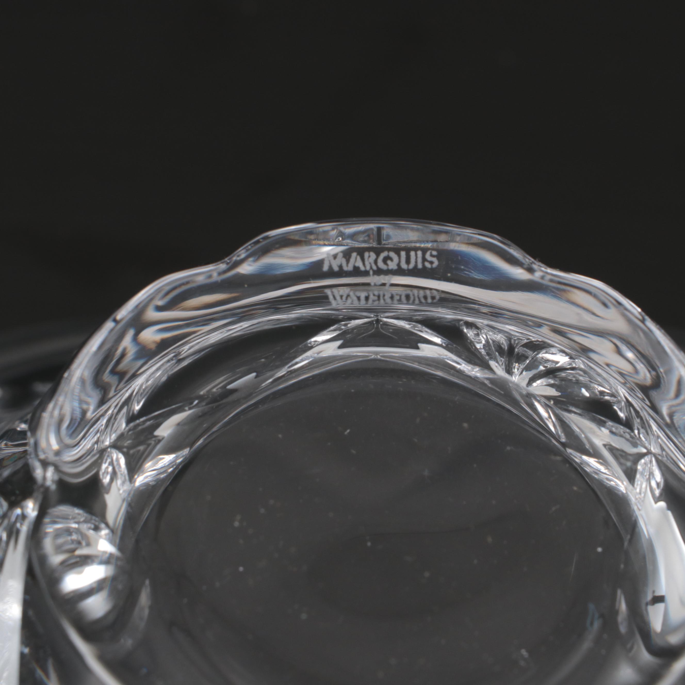 Marquis Waterford "Canterbury" and "Honor" with Rogaska "Richmond" Crystal Bowls