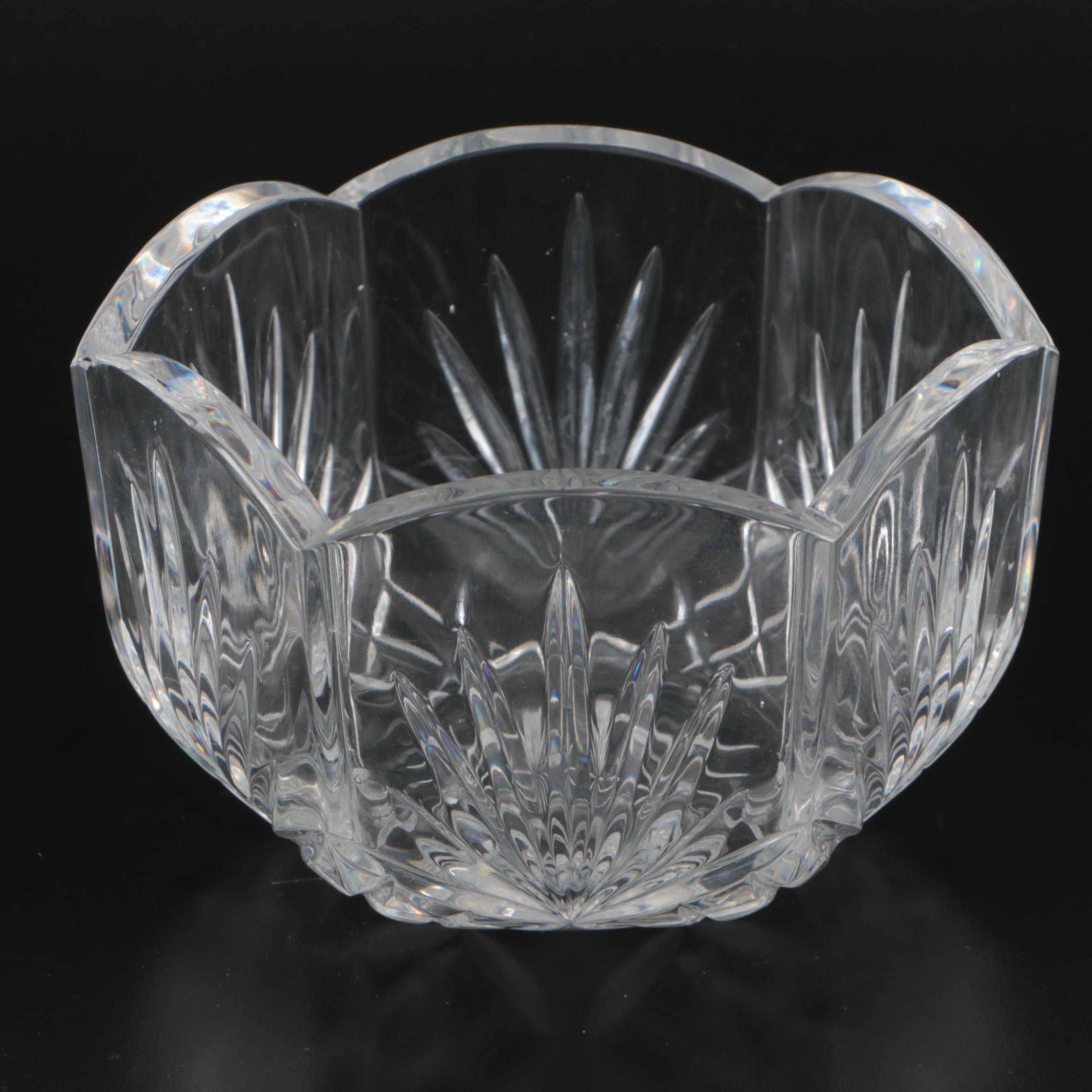 Marquis Waterford "Canterbury" and "Honor" with Rogaska "Richmond" Crystal Bowls