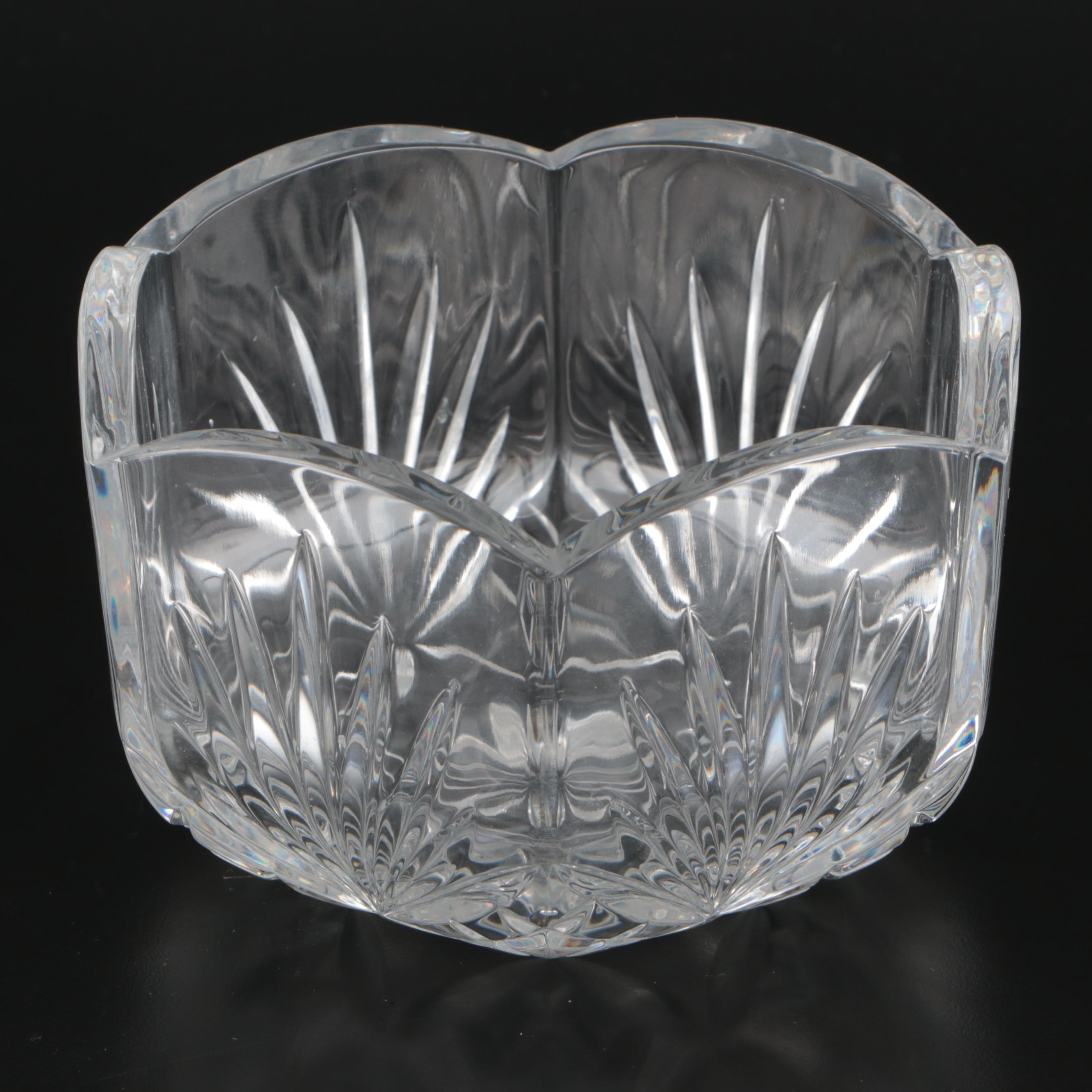 Marquis Waterford "Canterbury" and "Honor" with Rogaska "Richmond" Crystal Bowls