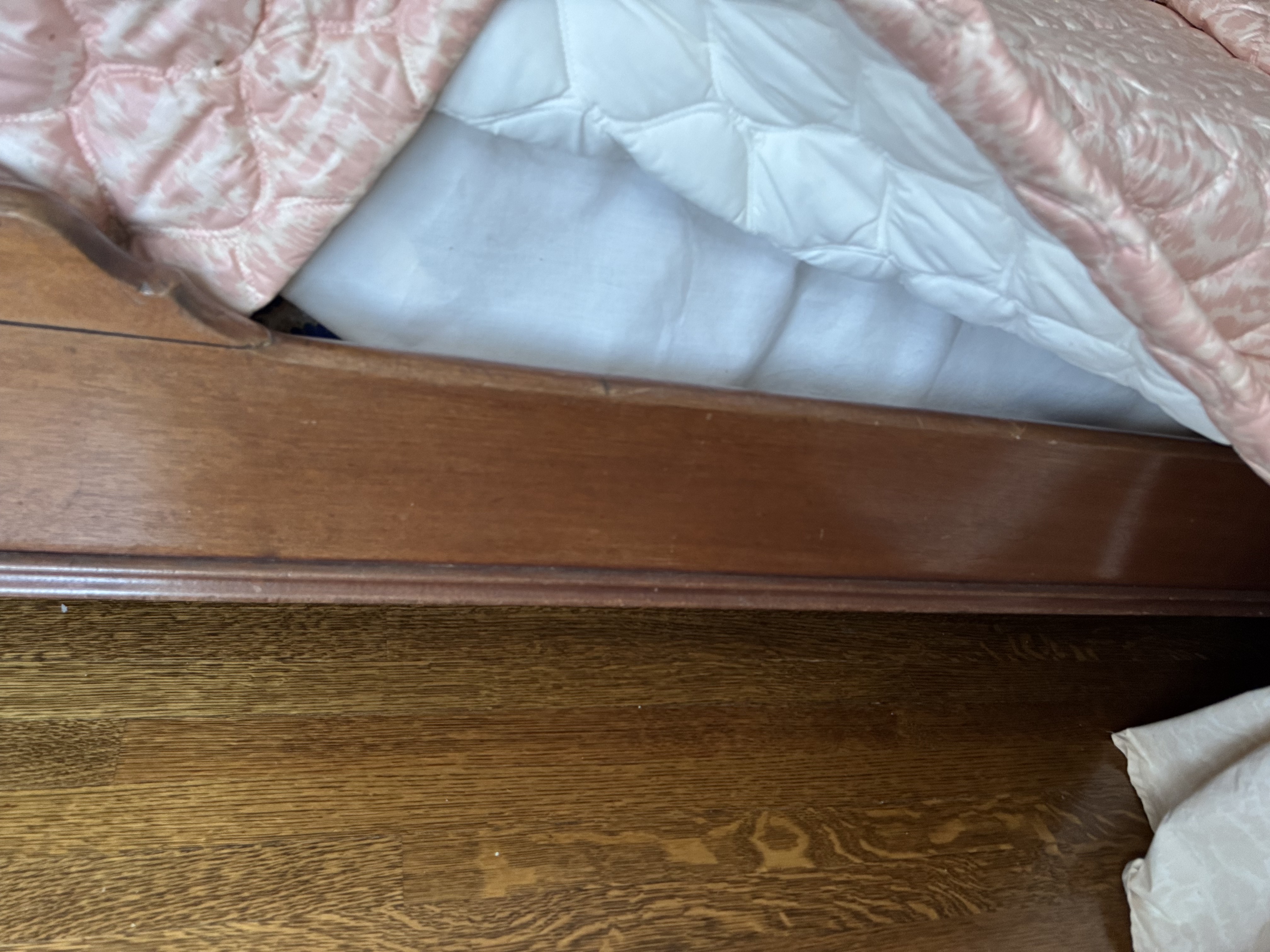 Victorian Renaissance Revival Mahogany Half-Tester Bed Frame, 19th Century