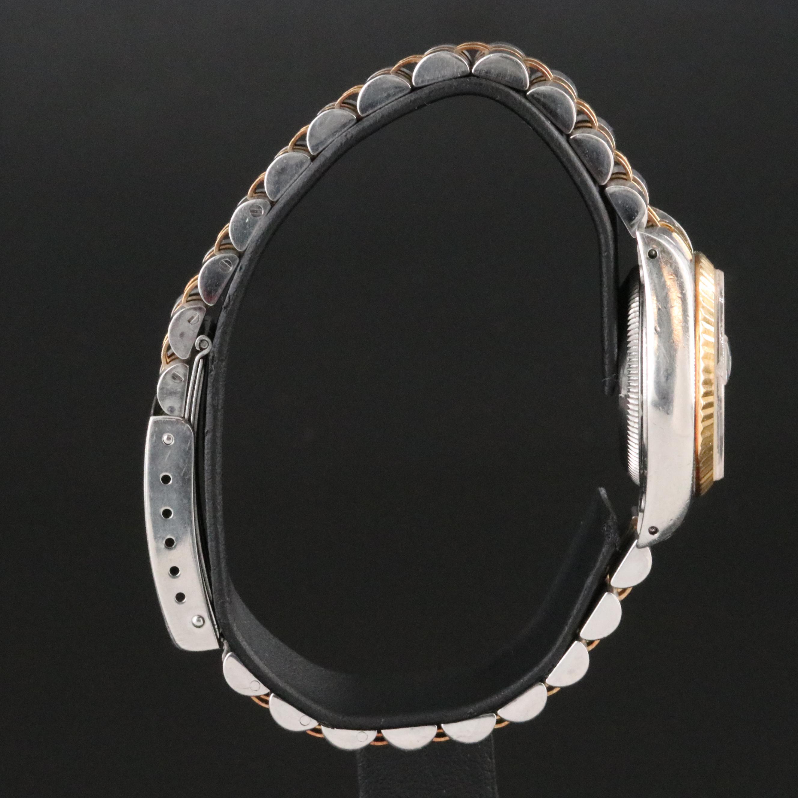 1990 Rolex Two-Tone Blue Dial Datejust Watch