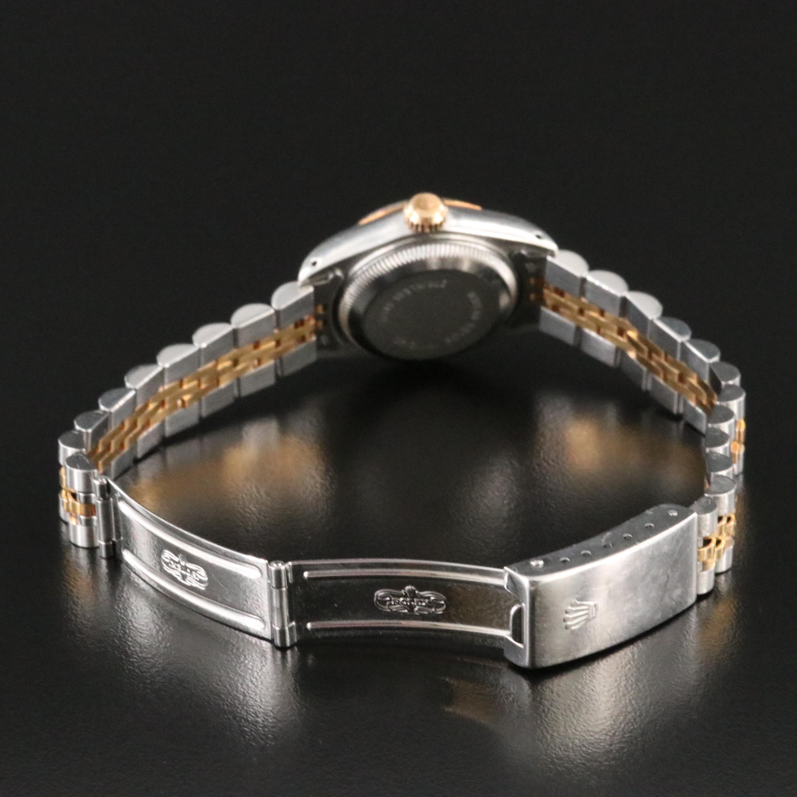 1990 Rolex Two-Tone Blue Dial Datejust Watch