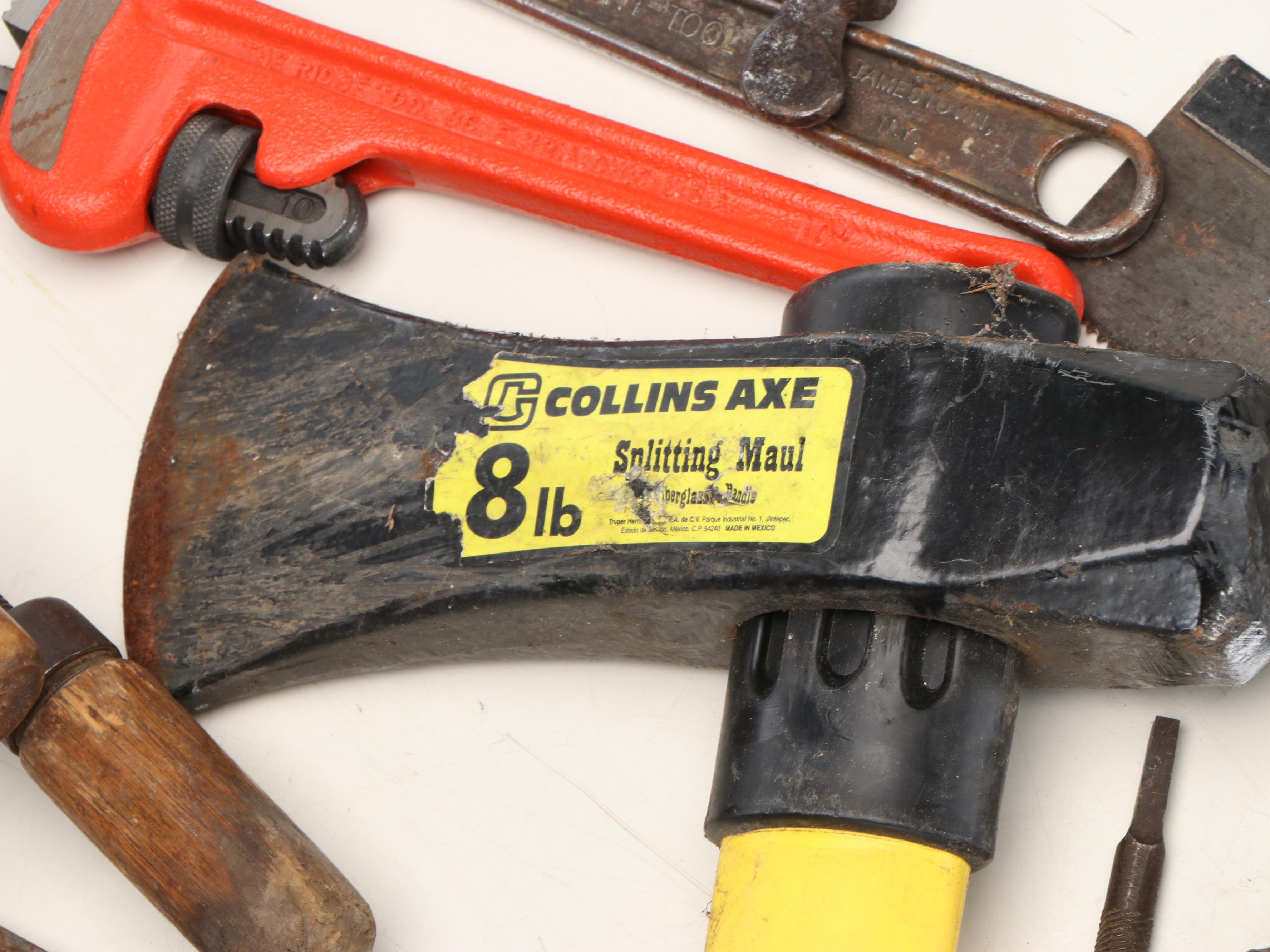 Collins Axe Splitting Maul with Other Outdoor and Hand Tools