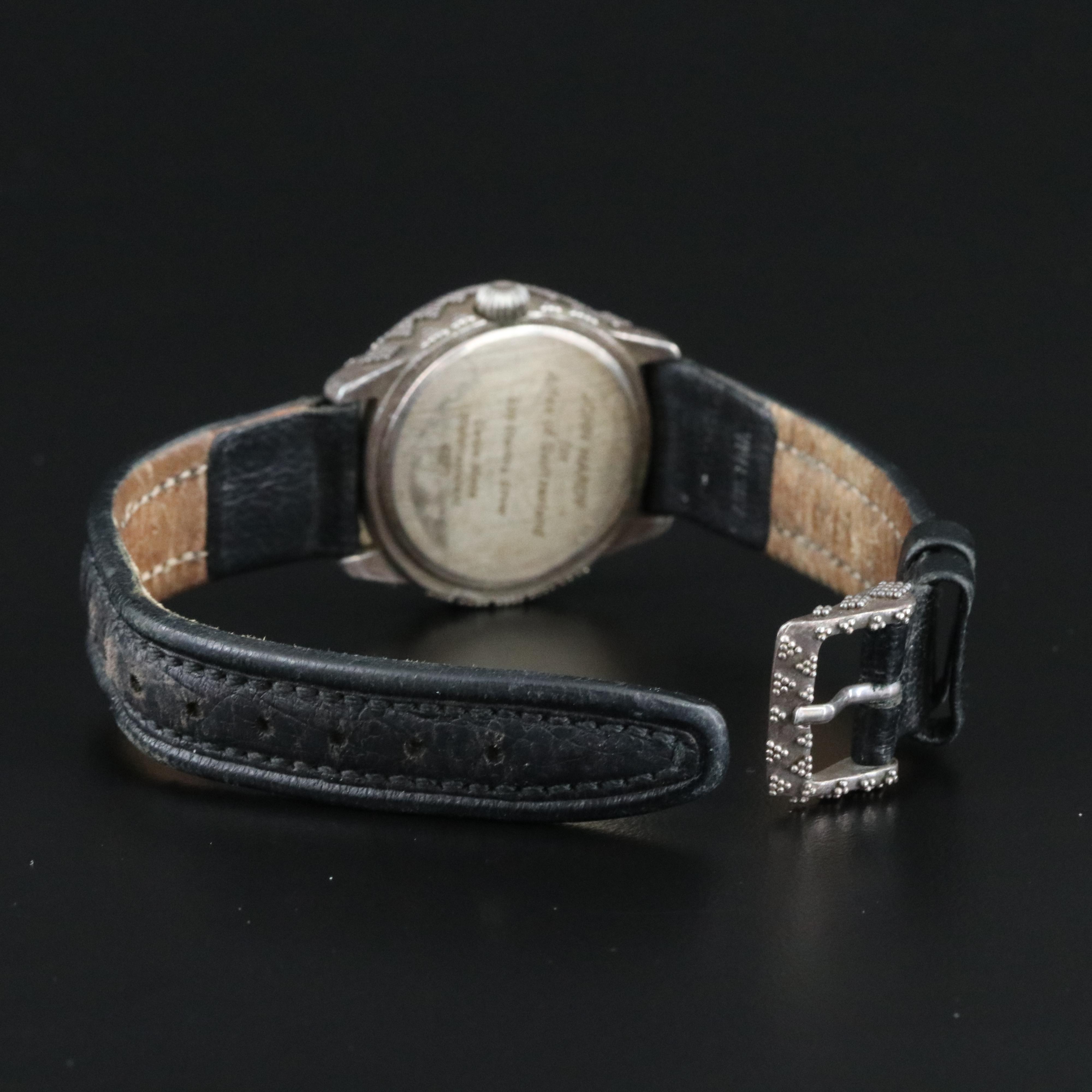 John Hardy for Alfex of Switzerland Sterling Silver Quartz Watch