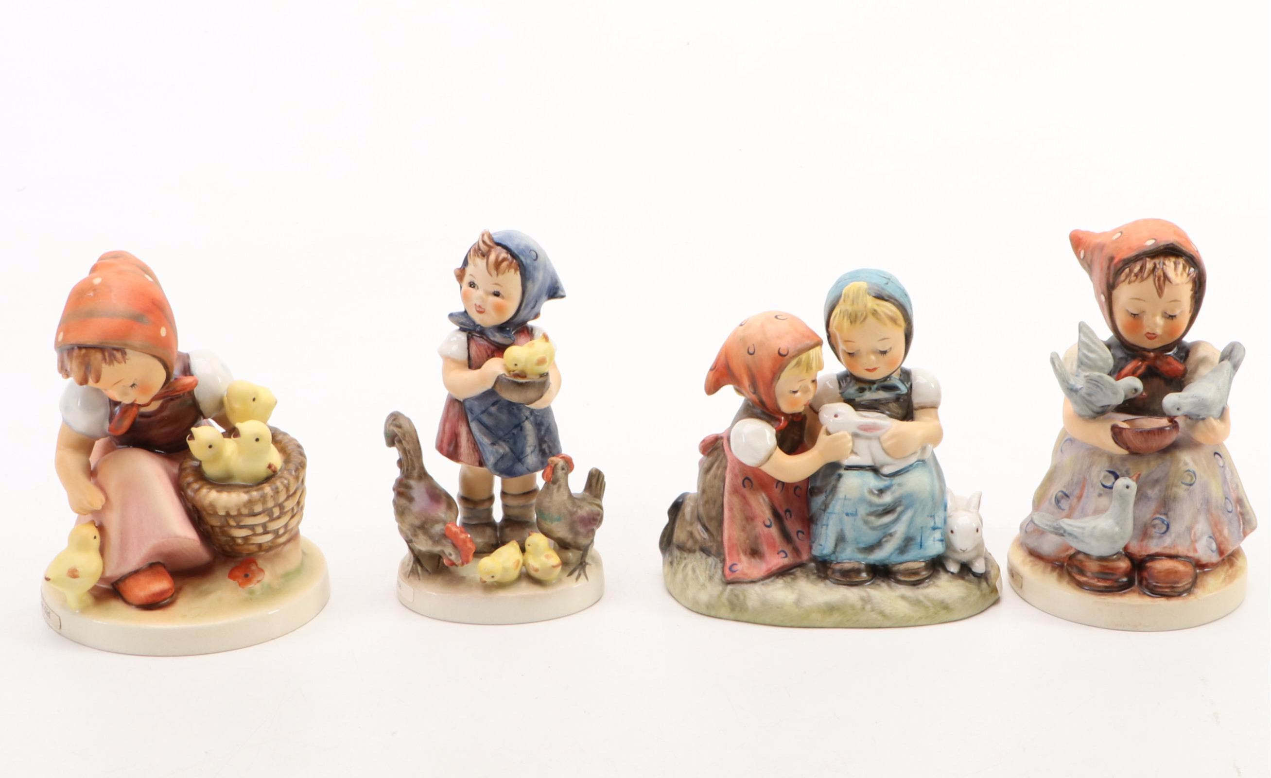 Goebel "Feathered Friends," "Goose Girl" and More Porcelain Hummel Figurines