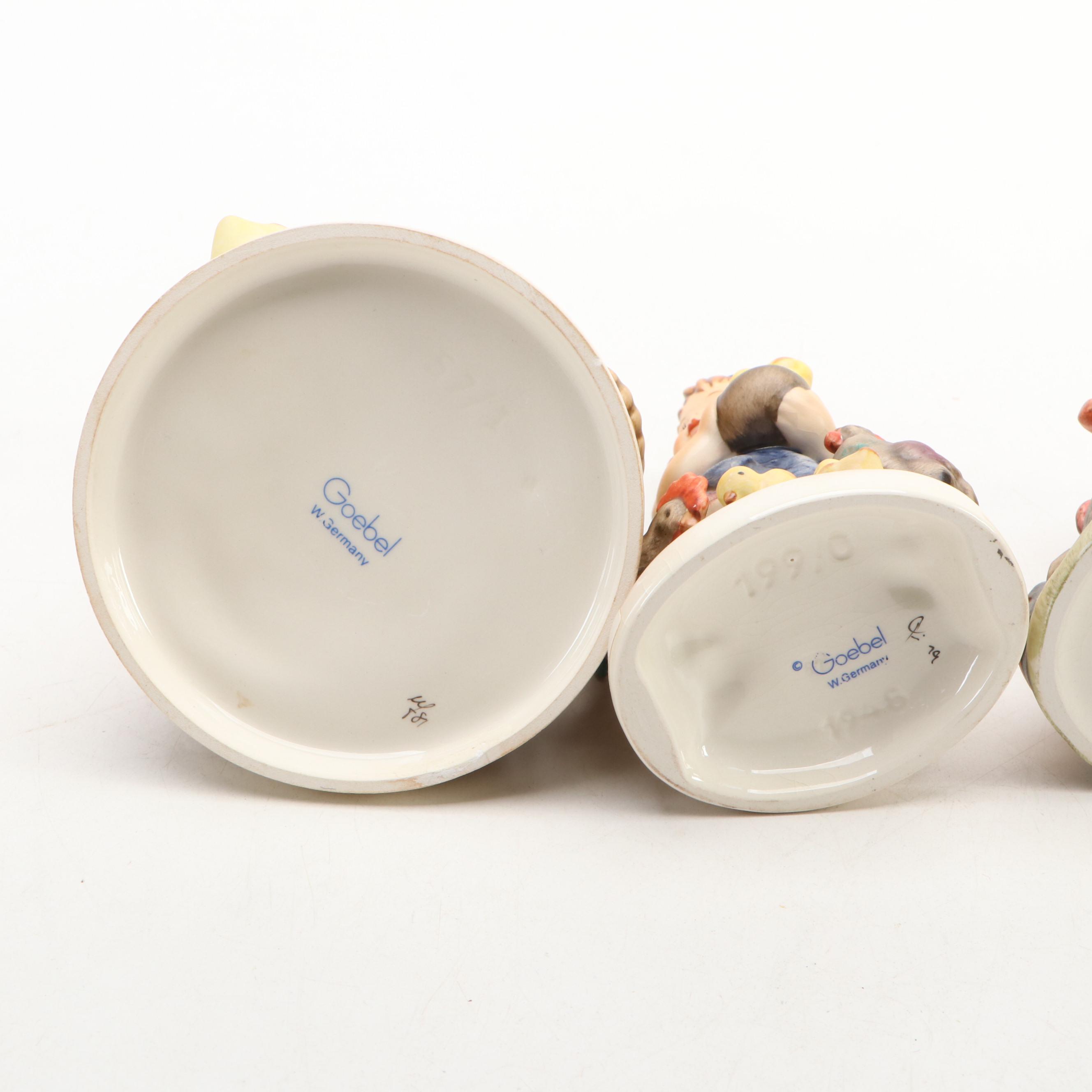 Goebel "Feathered Friends," "Goose Girl" and More Porcelain Hummel Figurines