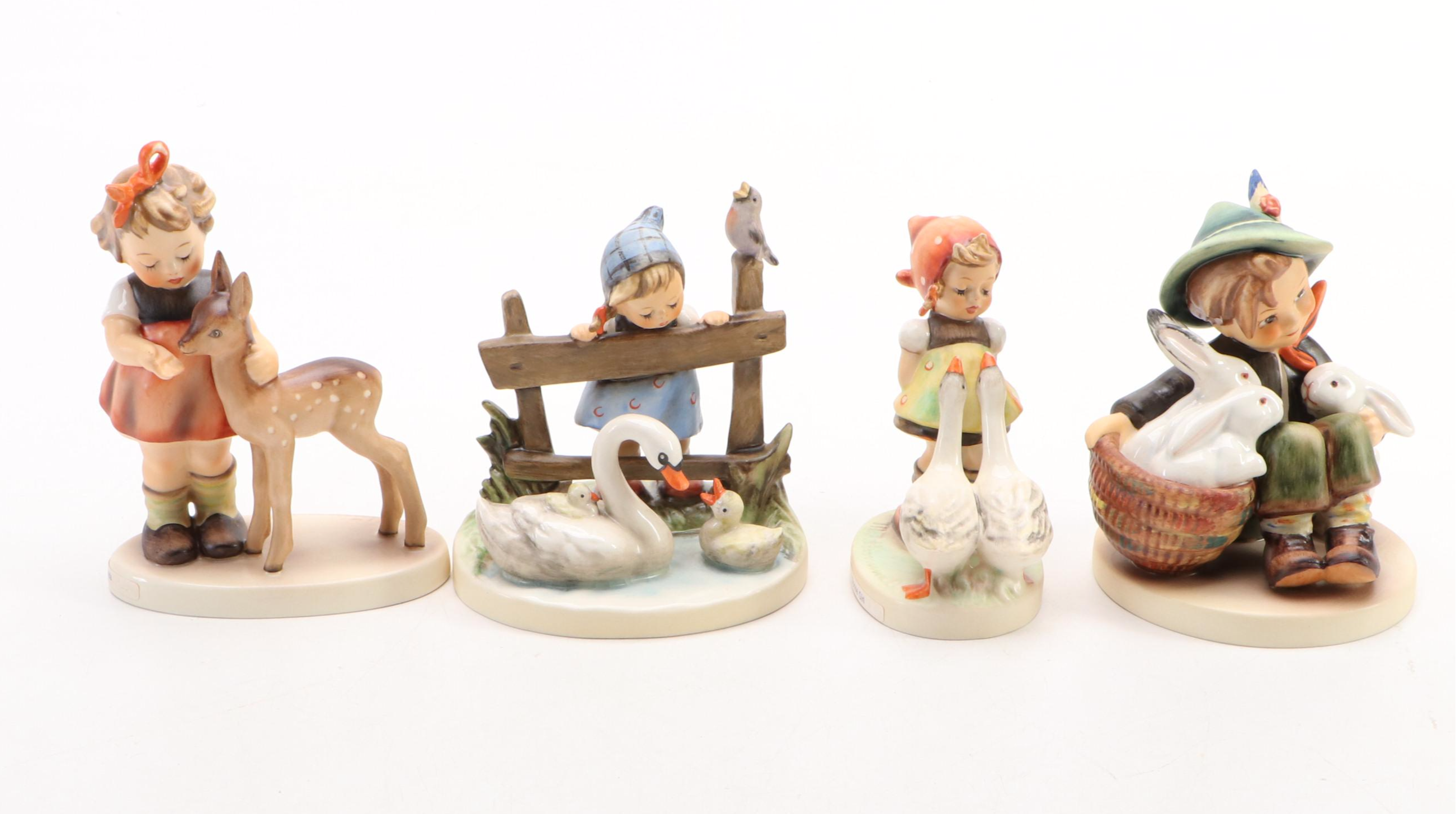 Goebel "Feathered Friends," "Goose Girl" and More Porcelain Hummel Figurines