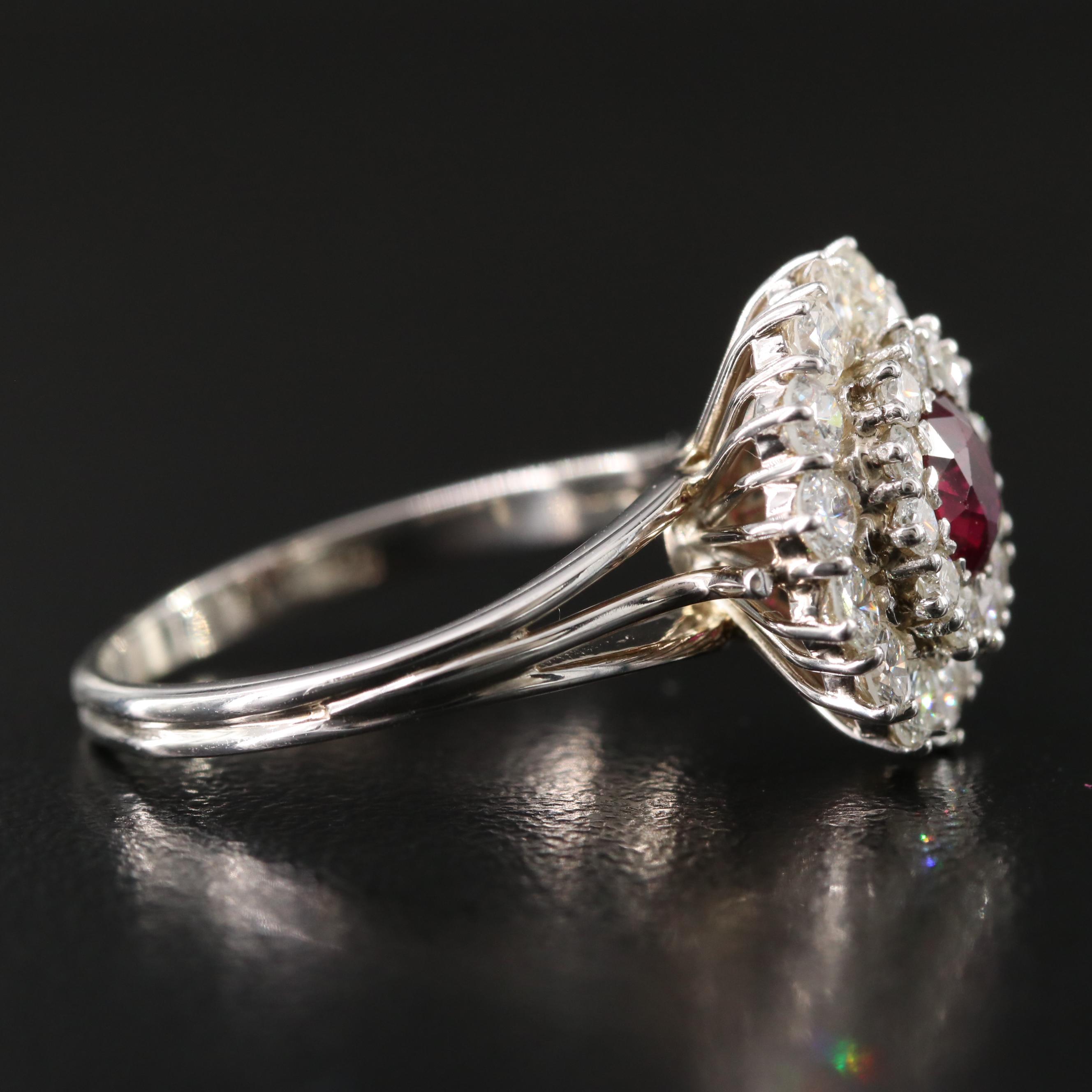 18K Ruby and 1.62 CTW Diamond Ring
