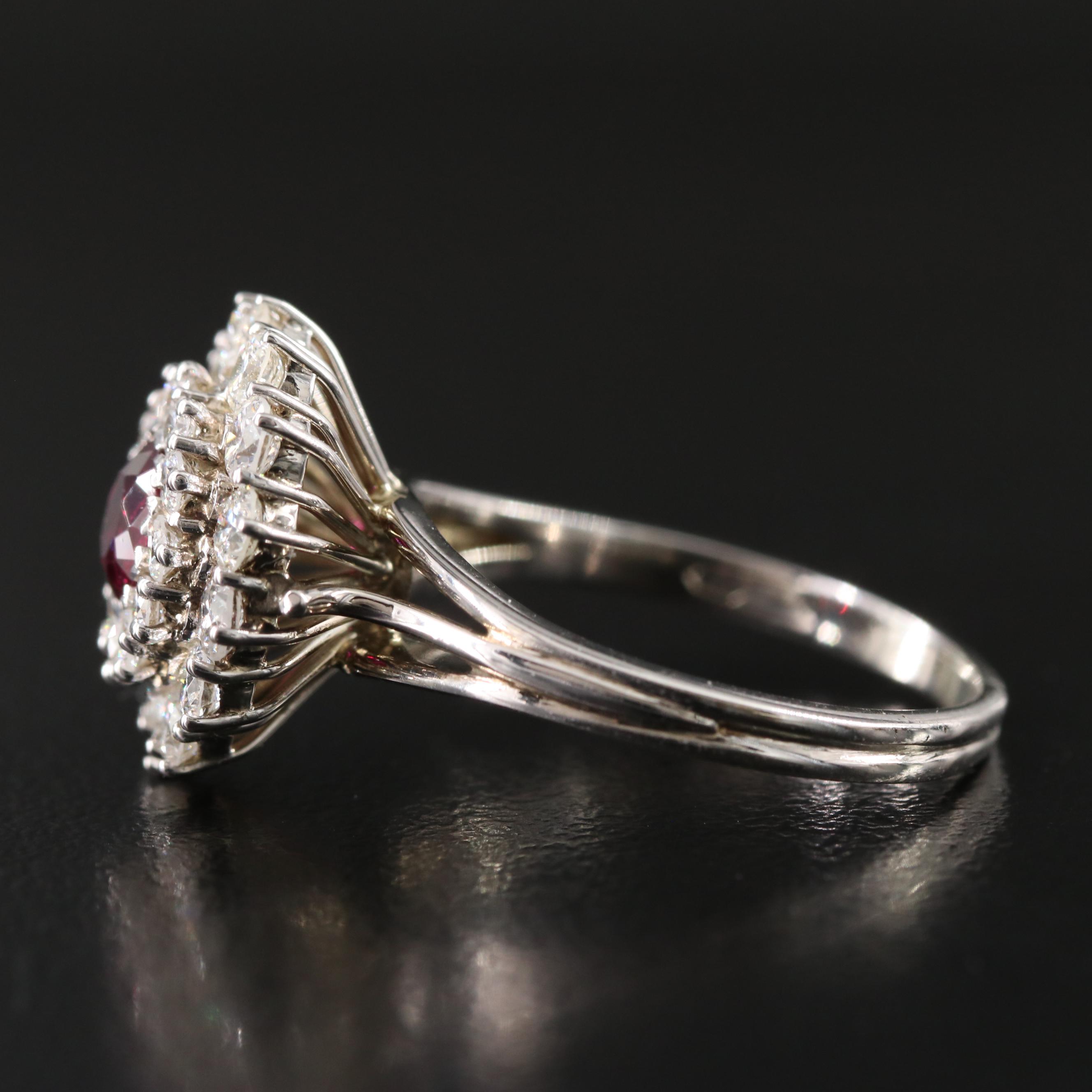 18K Ruby and 1.62 CTW Diamond Ring