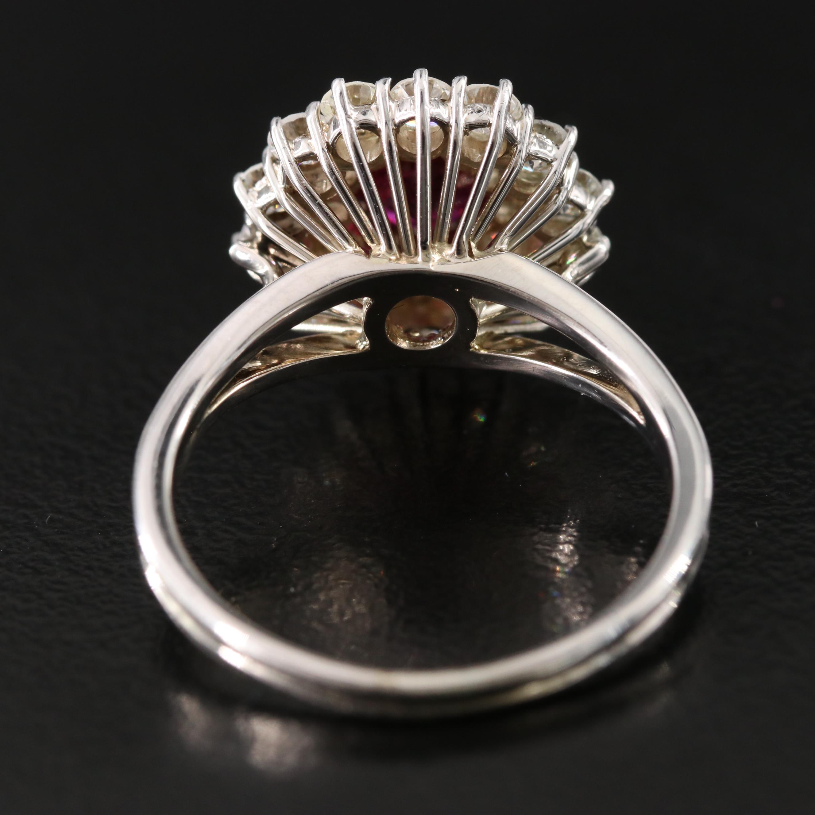 18K Ruby and 1.62 CTW Diamond Ring