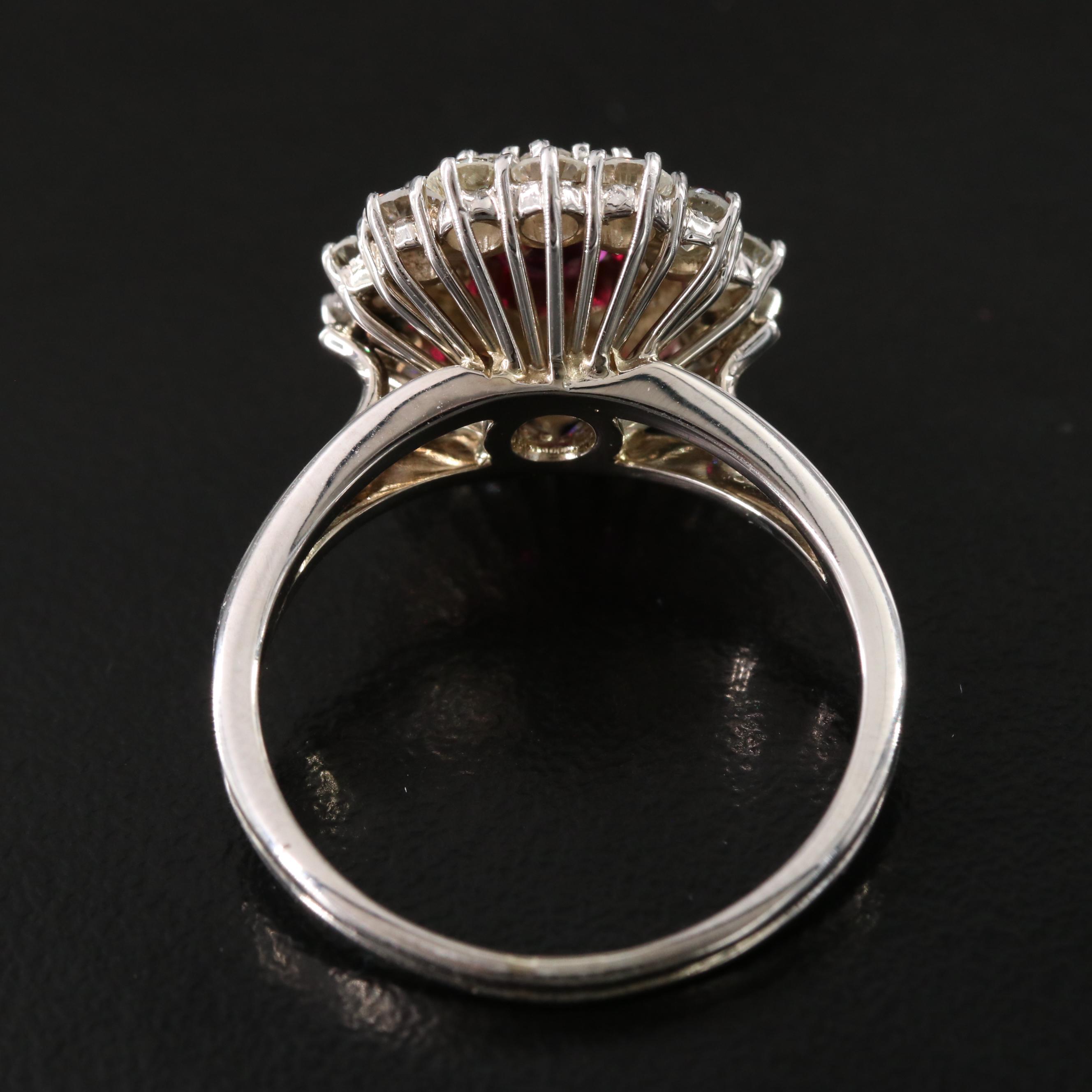 18K Ruby and 1.62 CTW Diamond Ring